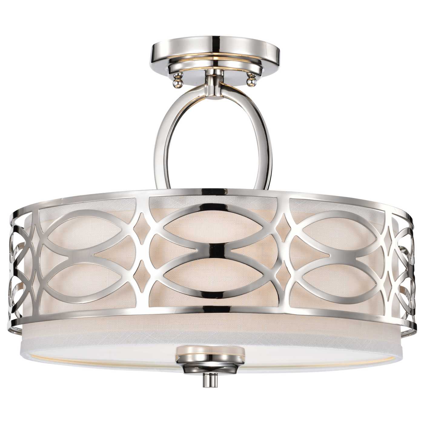 HARLOW 3 LIGHT SEMI-FLUSH - 60-4629