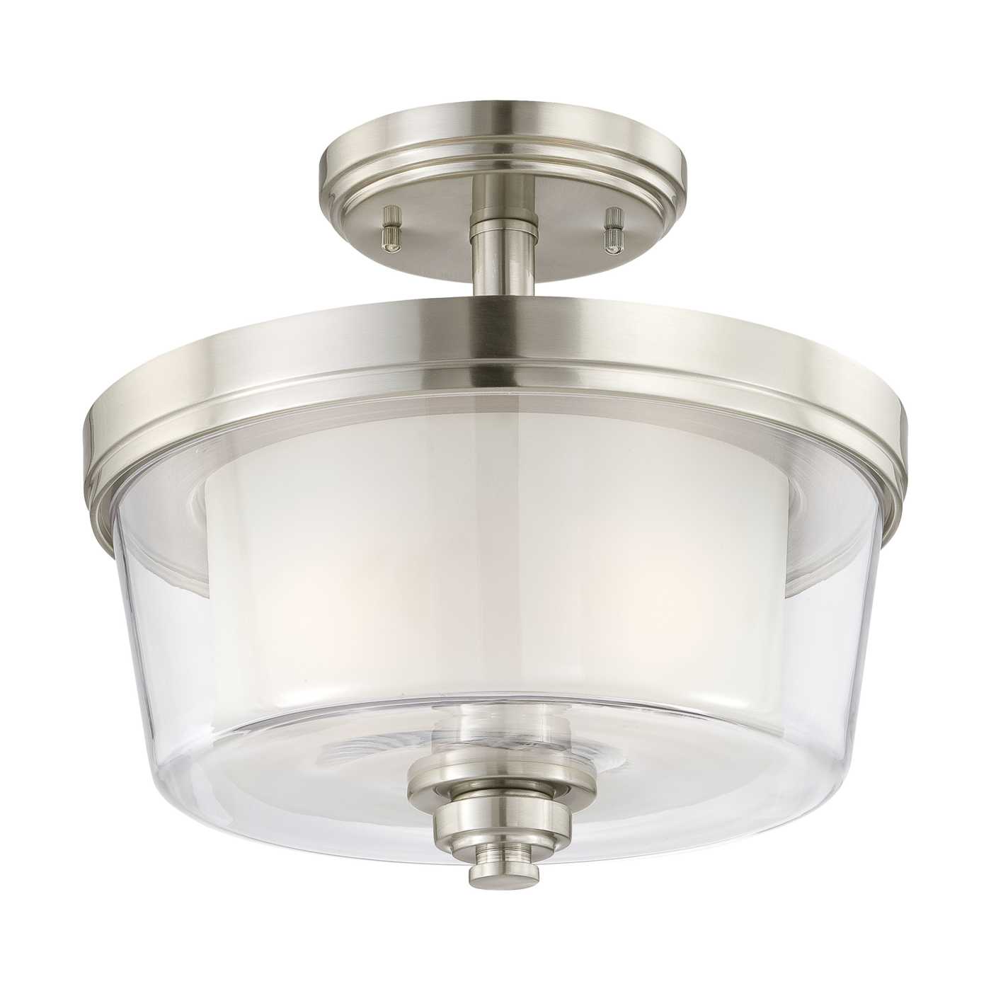 DECKER 2 LIGHT SEMI-FLUSH - 60-4653