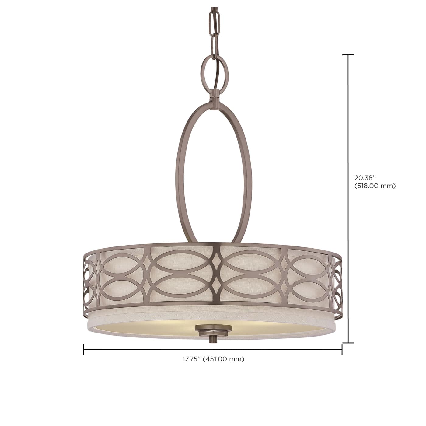 HARLOW 3 LIGHT PENDANT - 60-4720