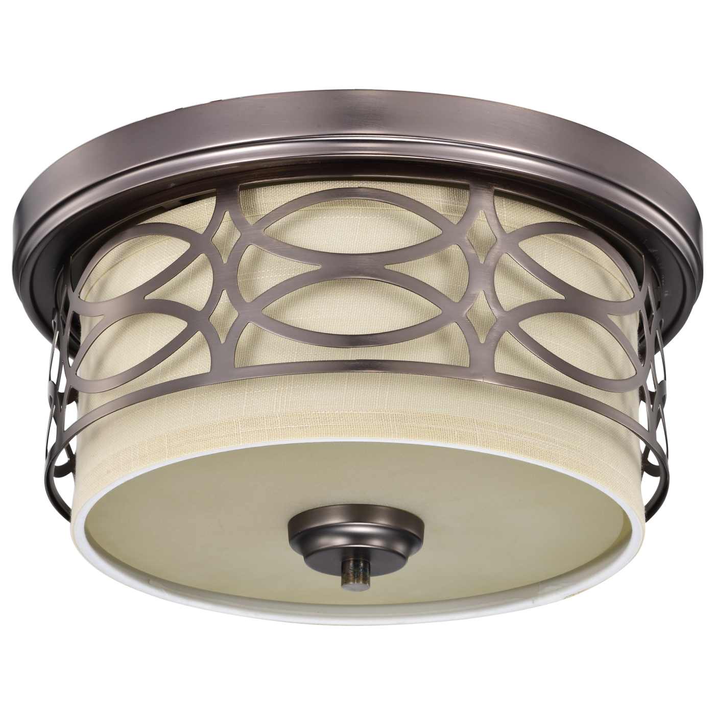 HARLOW 2 LIGHT FLUSH DOME - 60-4727