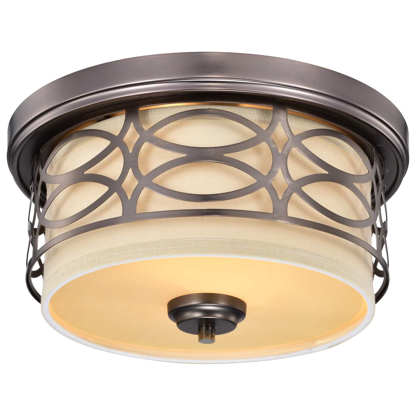 HARLOW 2 LIGHT FLUSH DOME - 60-4727