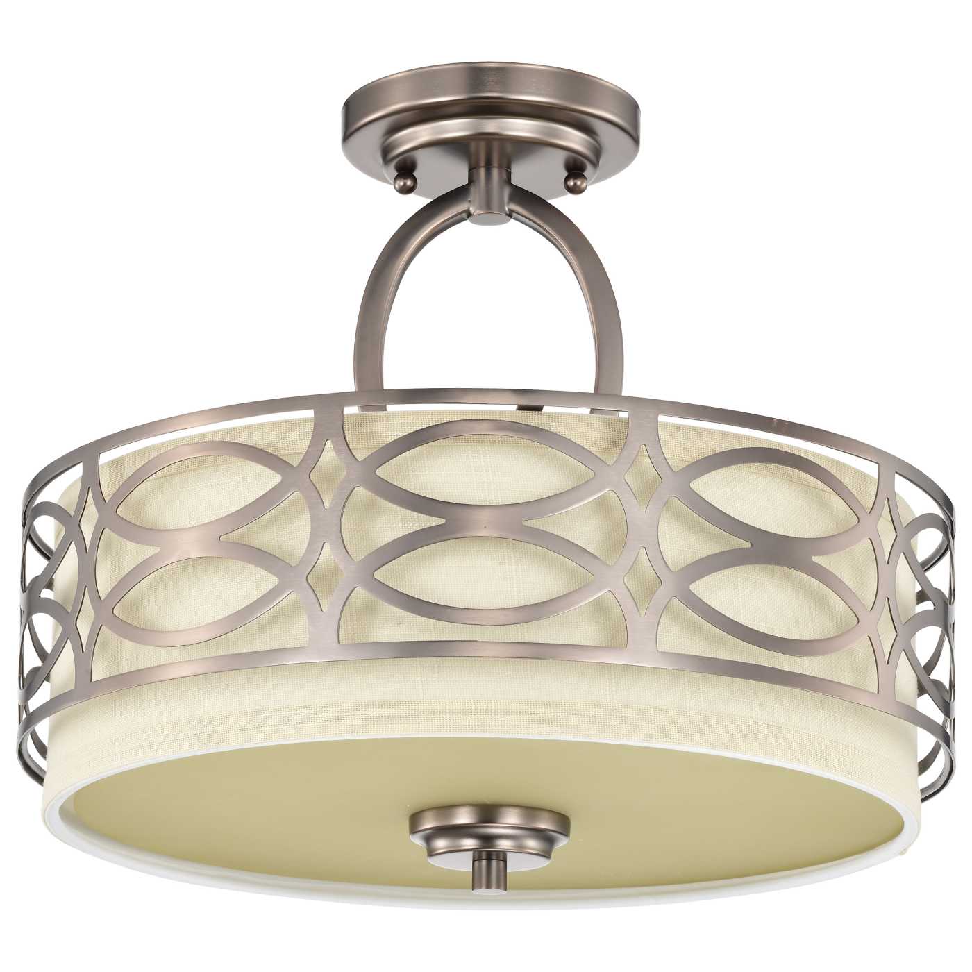 HARLOW 3 LIGHT SEMI-FLUSH - 60-4729