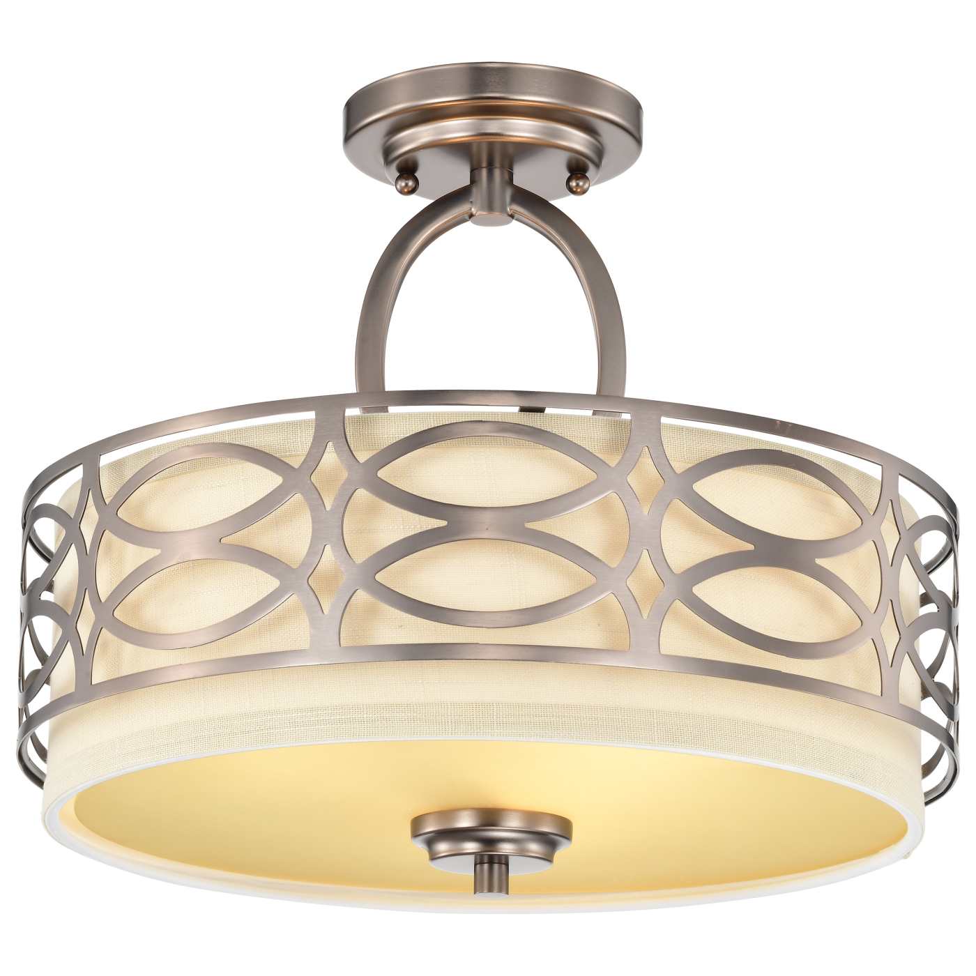 HARLOW 3 LIGHT SEMI-FLUSH - 60-4729