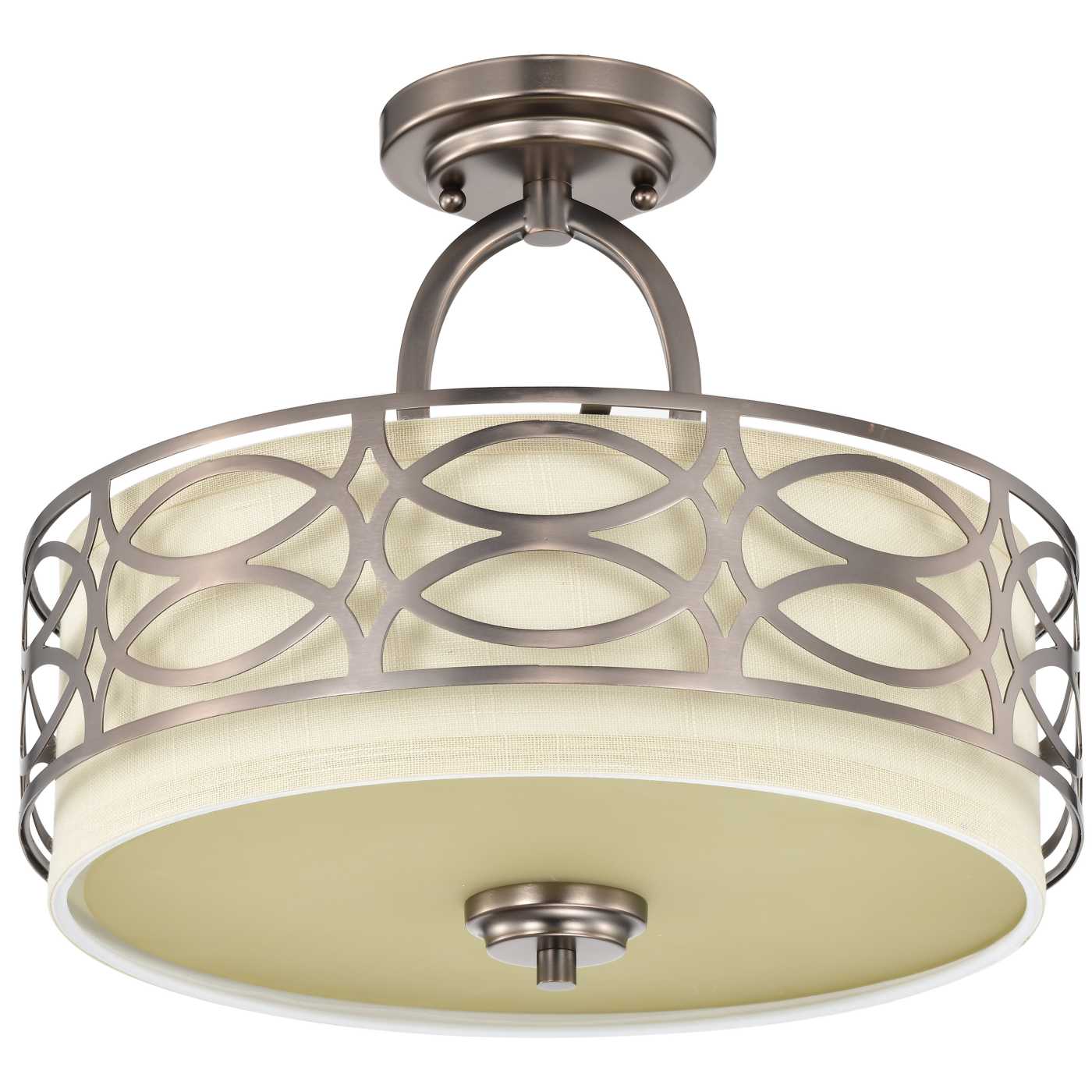 HARLOW 3 LIGHT SEMI-FLUSH - 60-4729