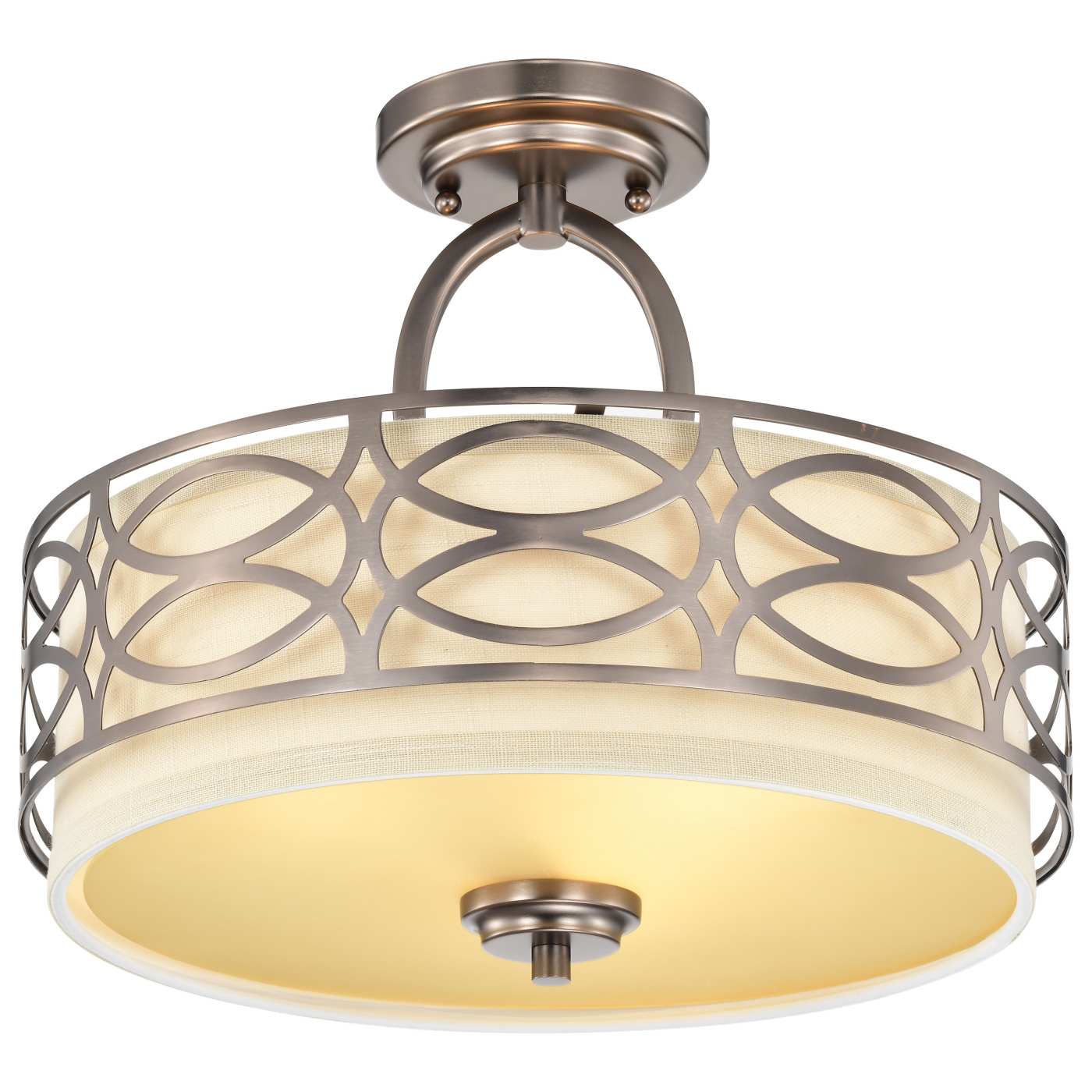 HARLOW 3 LIGHT SEMI-FLUSH - 60-4729