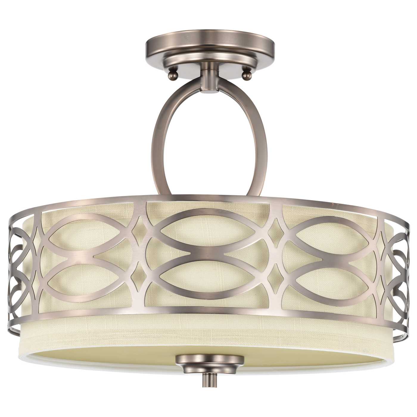 HARLOW 3 LIGHT SEMI-FLUSH - 60-4729