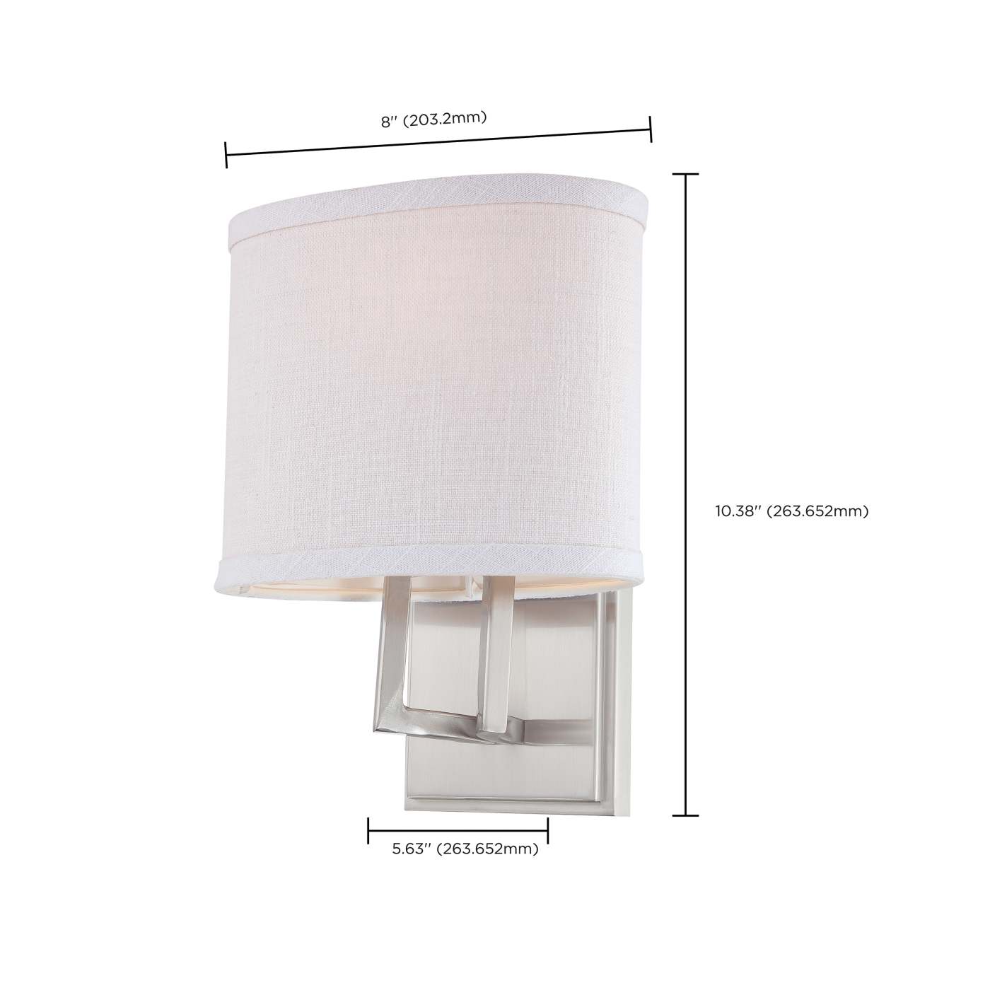 GEMINI 1 LIGHT VANITY - 60-4751