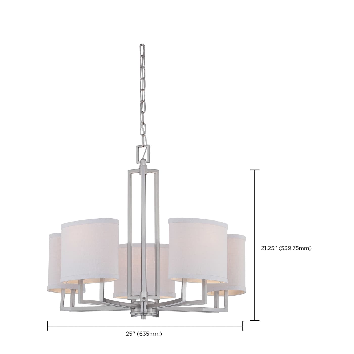 GEMINI 5 LIGHT CHANDELIER - 60-4755