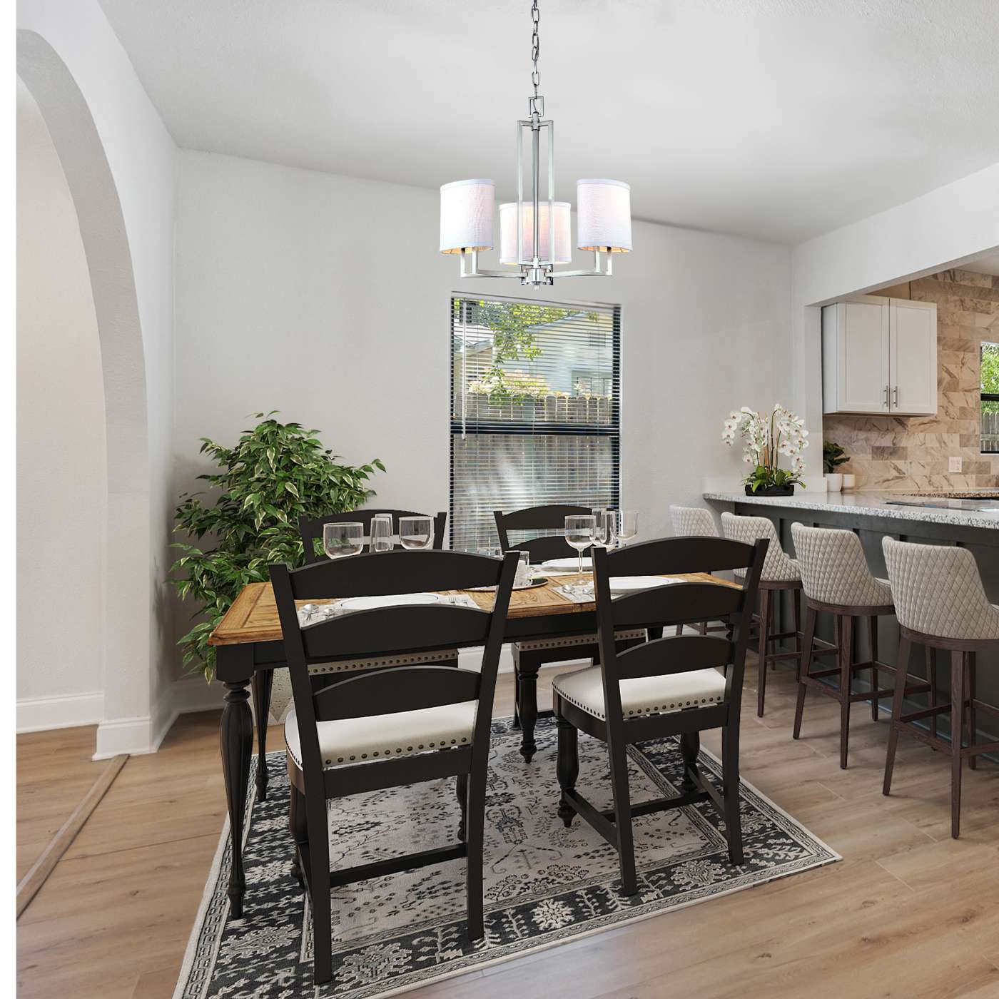 GEMINI 3 LIGHT CHANDELIER - 60-4757