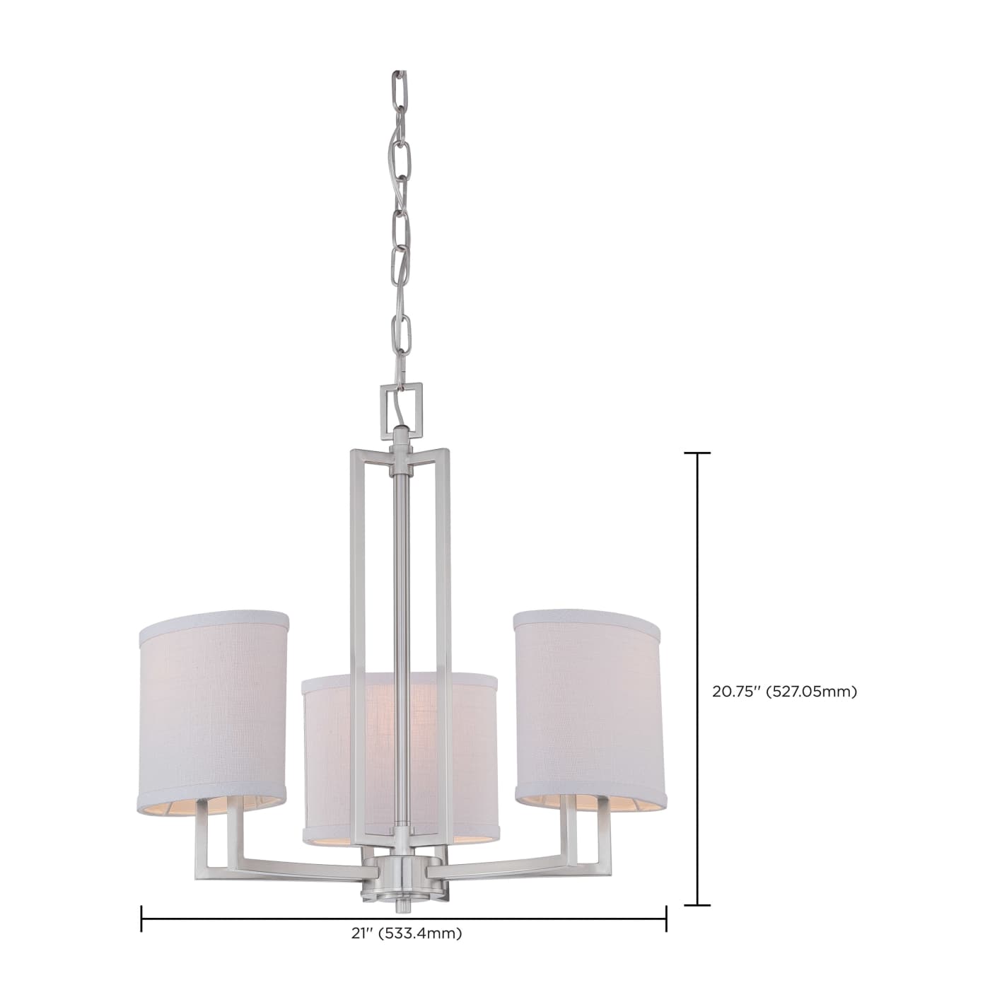 GEMINI 3 LIGHT CHANDELIER - 60-4757