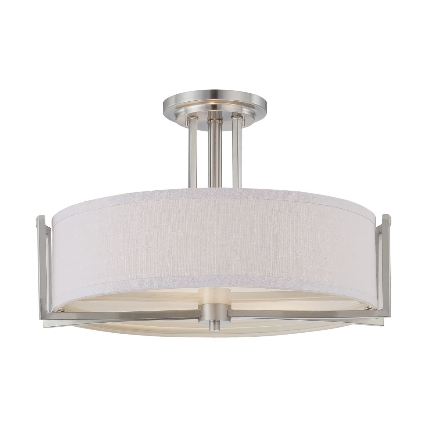 GEMINI 3 LIGHT SEMI-FLUSH - 60-4758