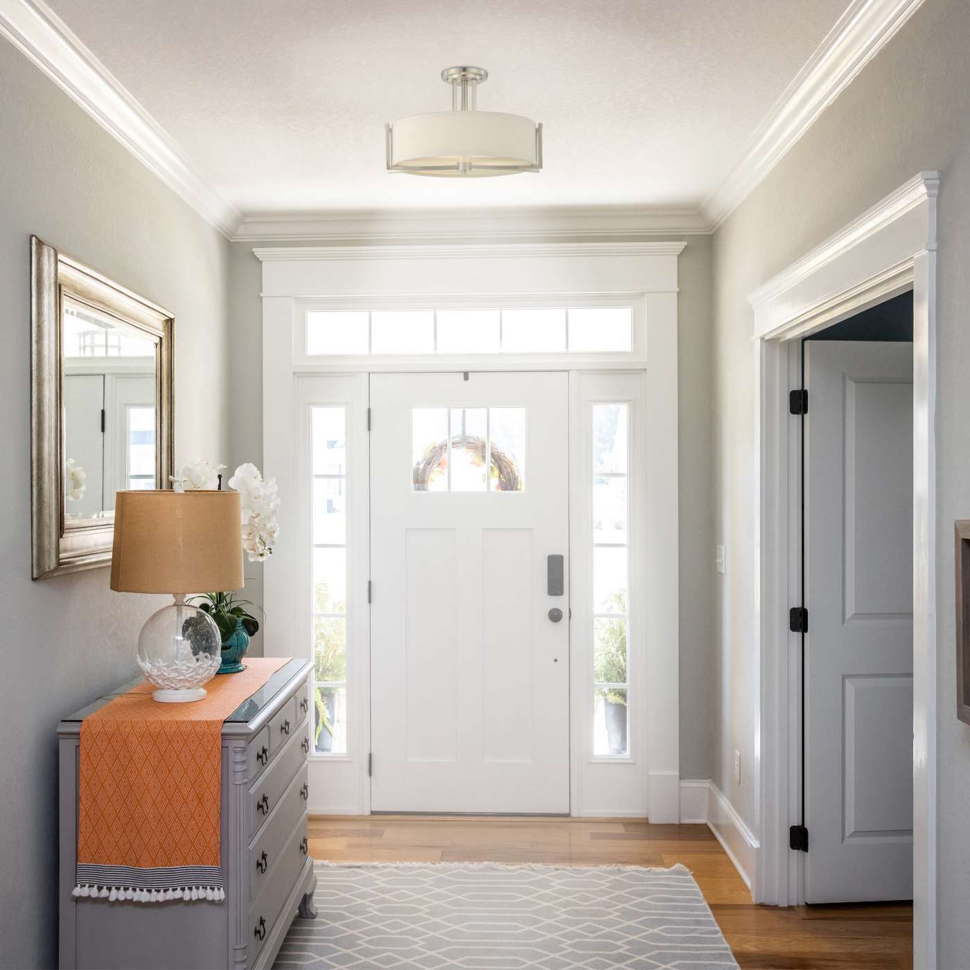 GEMINI 3 LIGHT SEMI-FLUSH - 60-4758