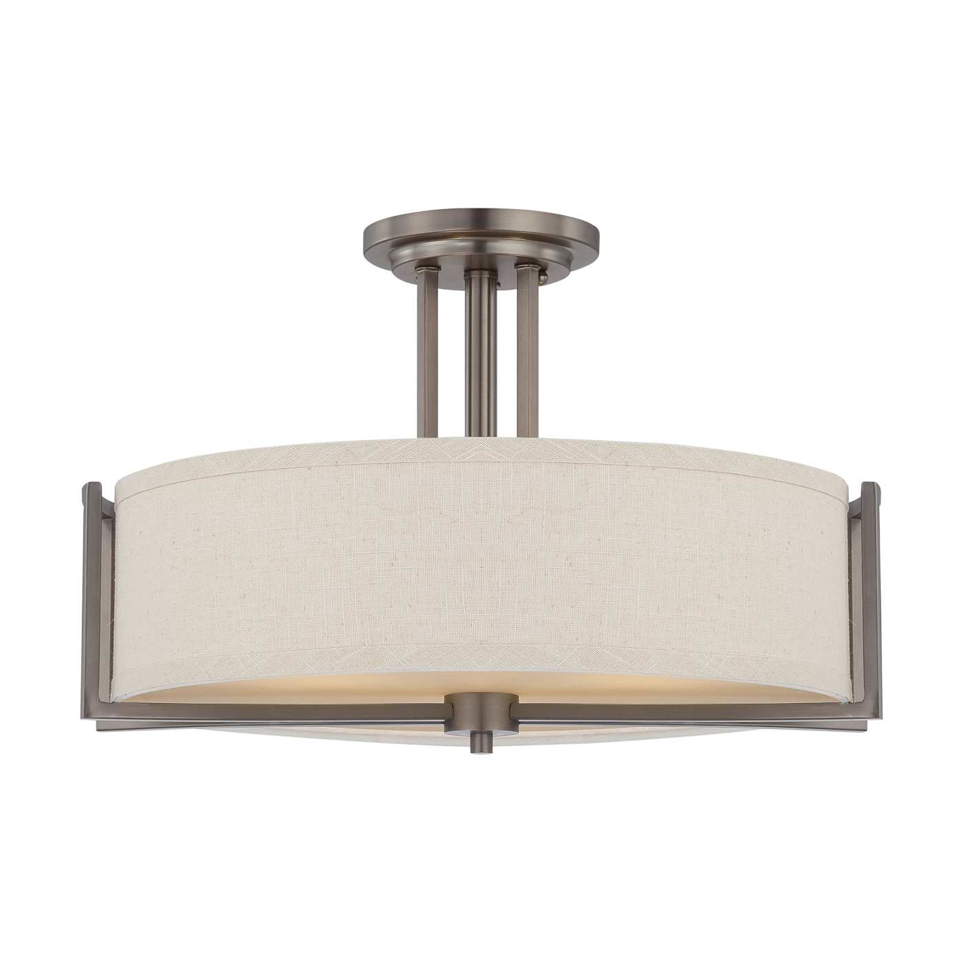 GEMINI 3 LIGHT SEMI-FLUSH - 60-4858