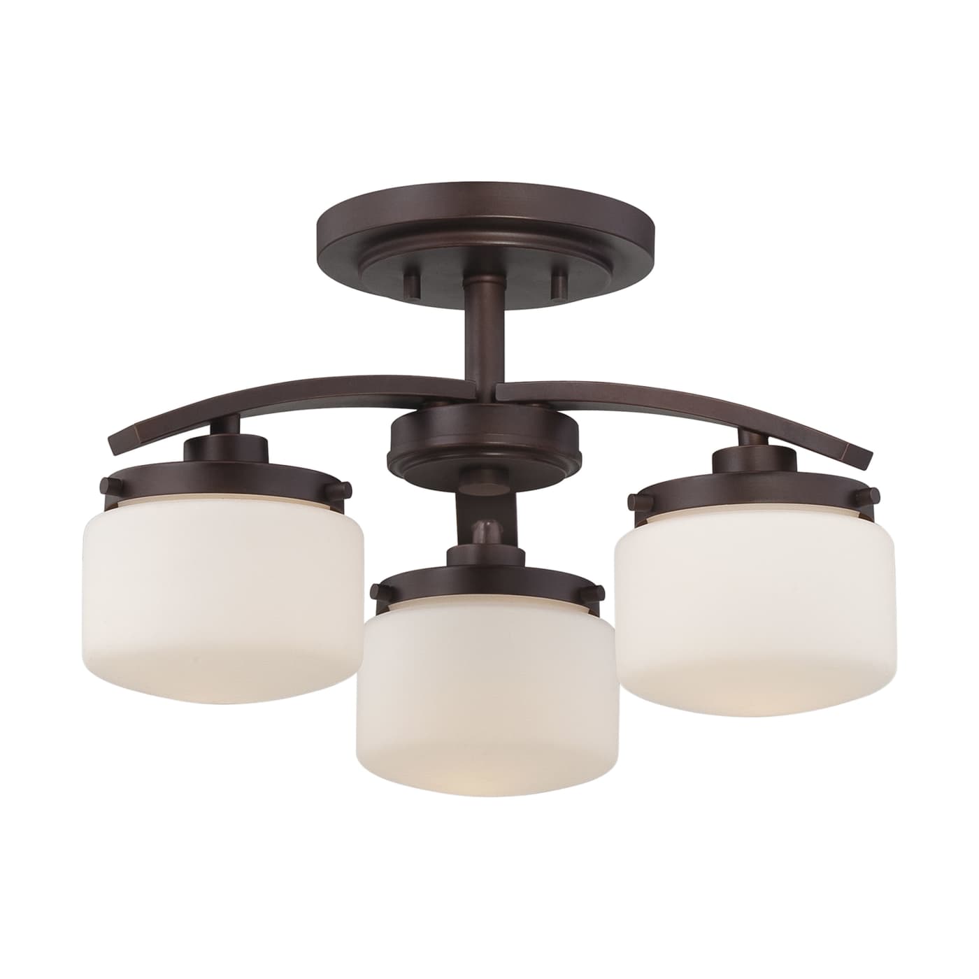 AUSTIN 3 LIGHT SEMI-FLUSH - 60-5128