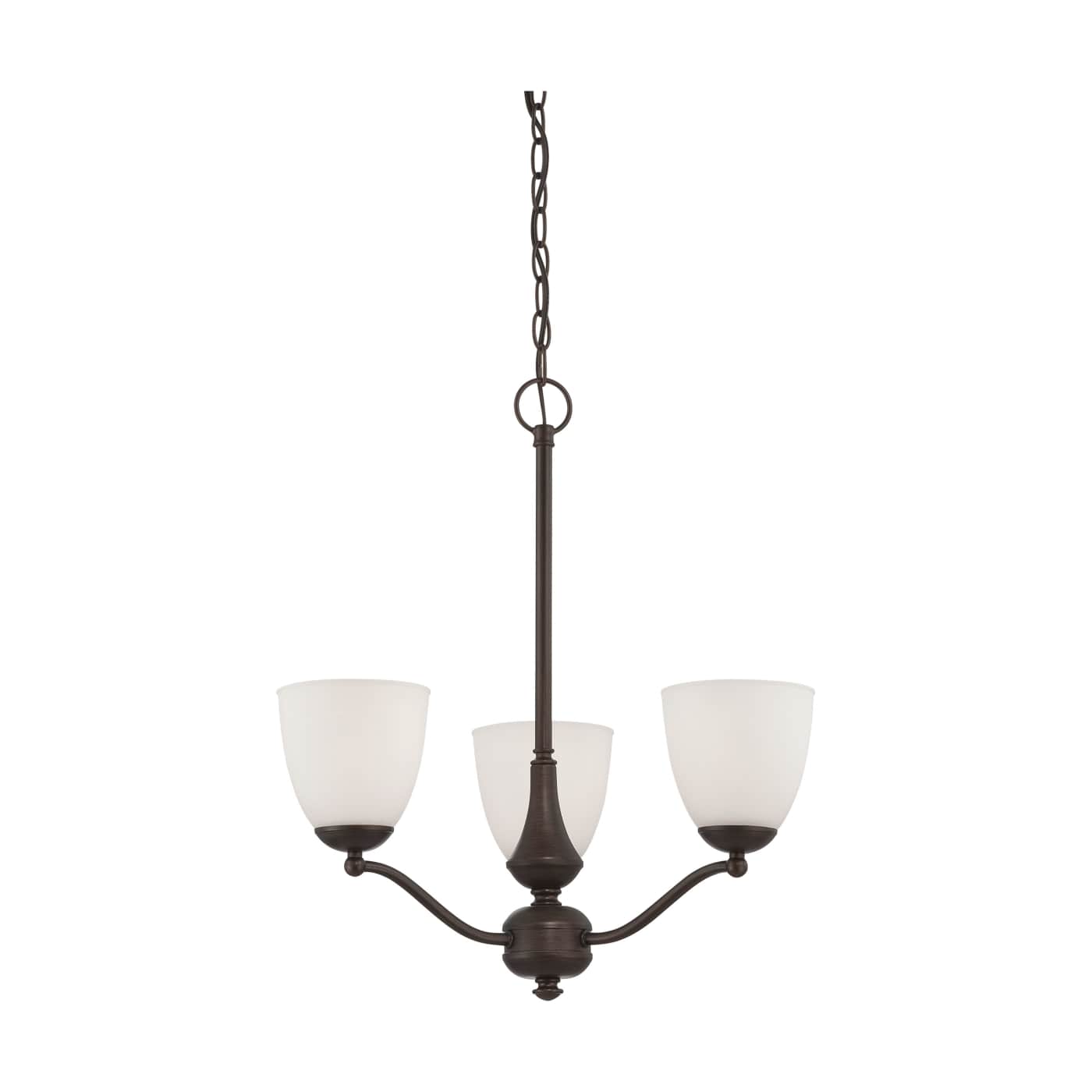 PATTON 3 LIGHT CHANDELIER/UP - 60-5136