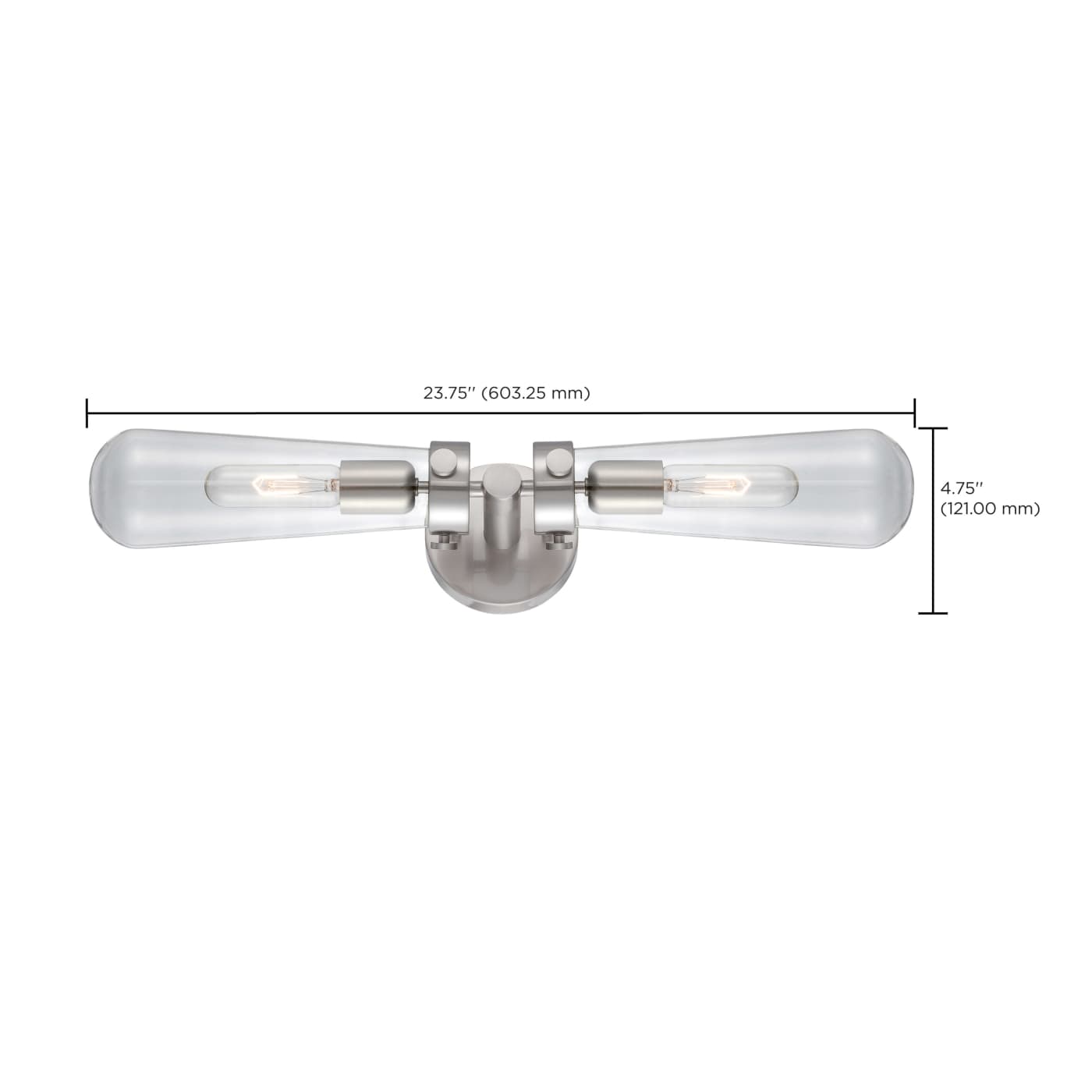 BEAKER 2 LT WALL SCONCE - 60-5263