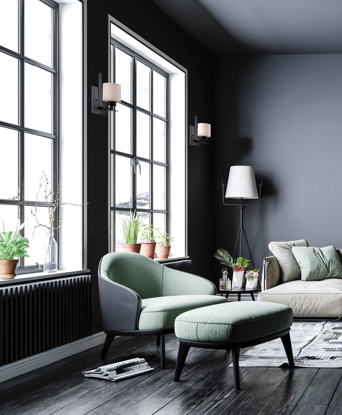 PARALLEL 1 LIGHT VANITY - 60-5301