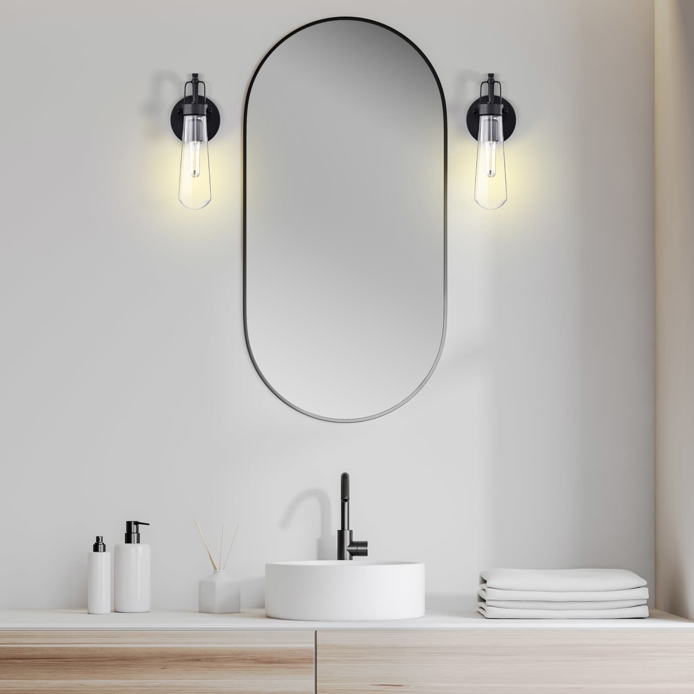 BEAKER 1 LIGHT WALL SCONCE - 60-5361