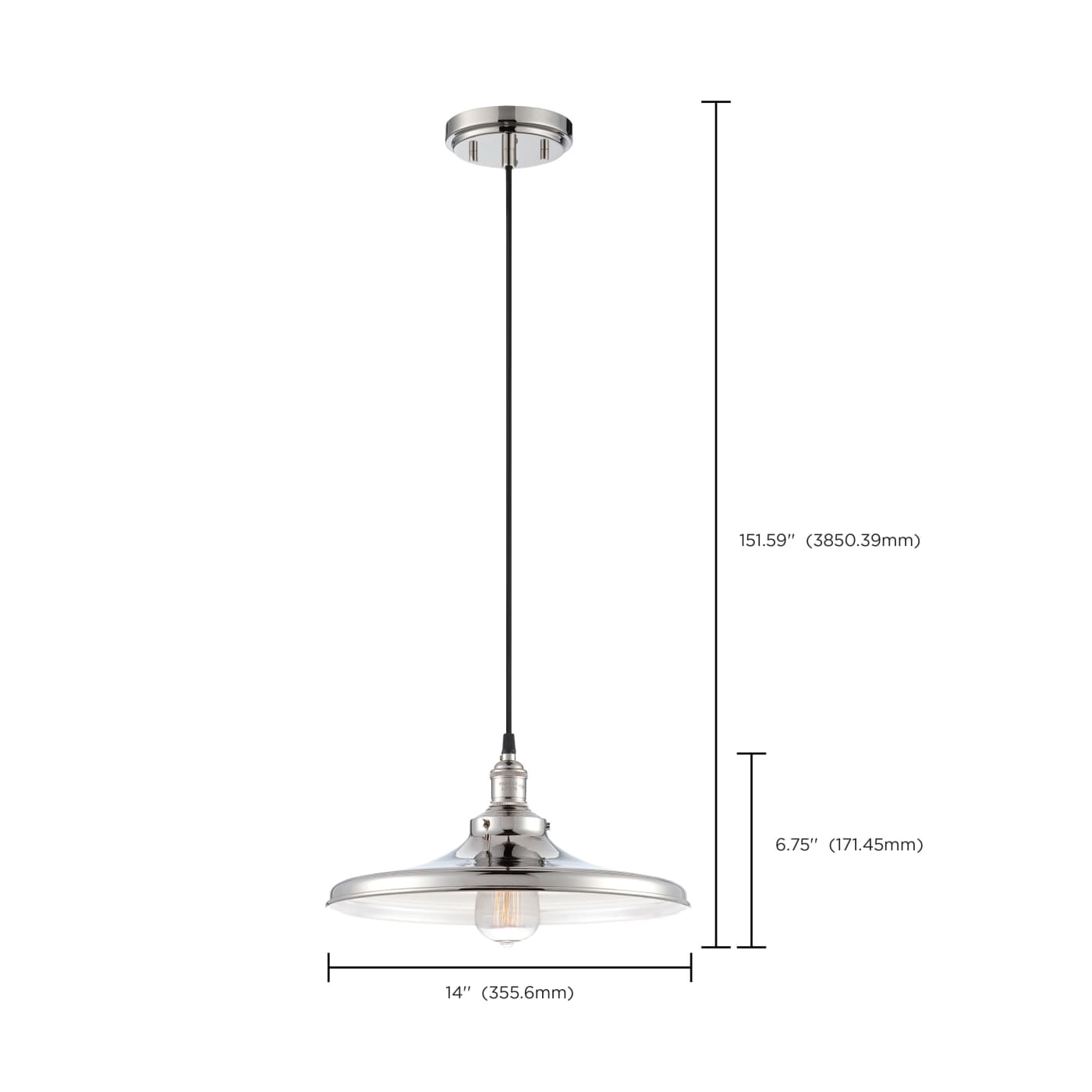 1 LT VINTAGE PENDANT - 60-5406