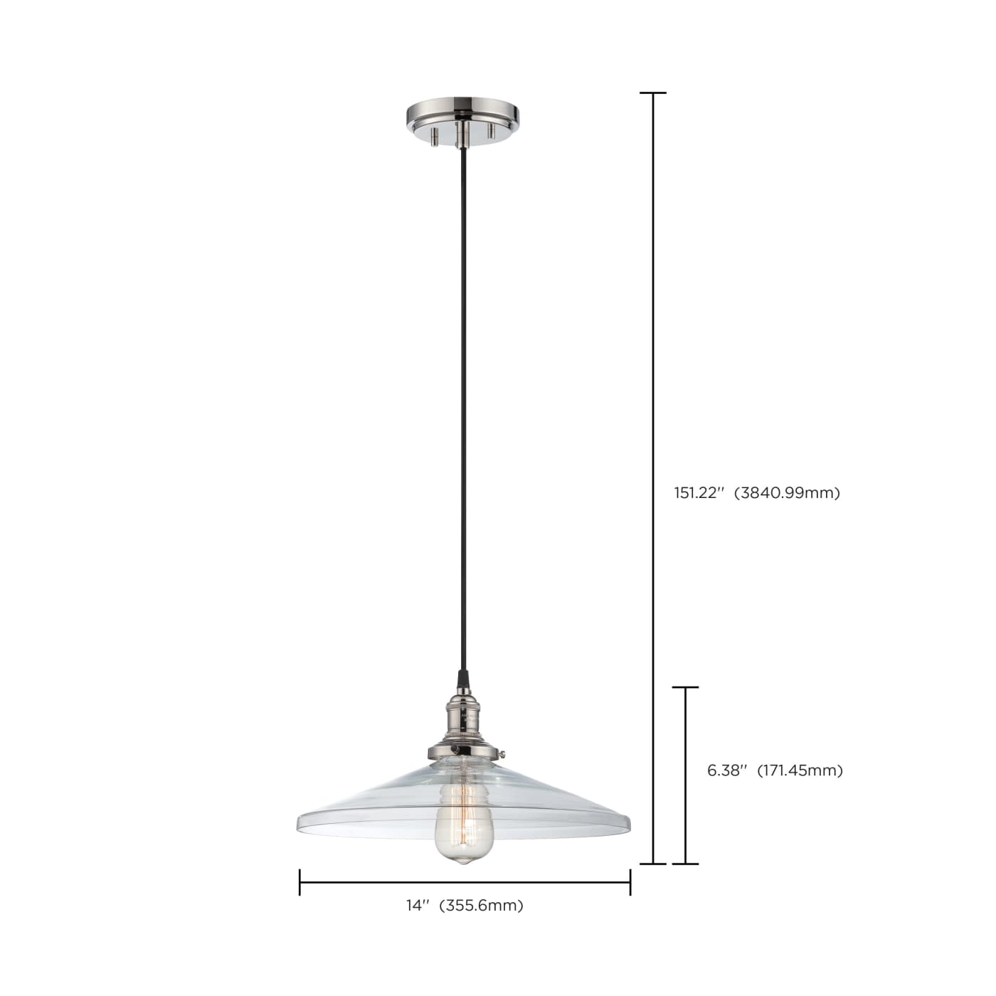 1 LT VINTAGE PENDANT - 60-5408