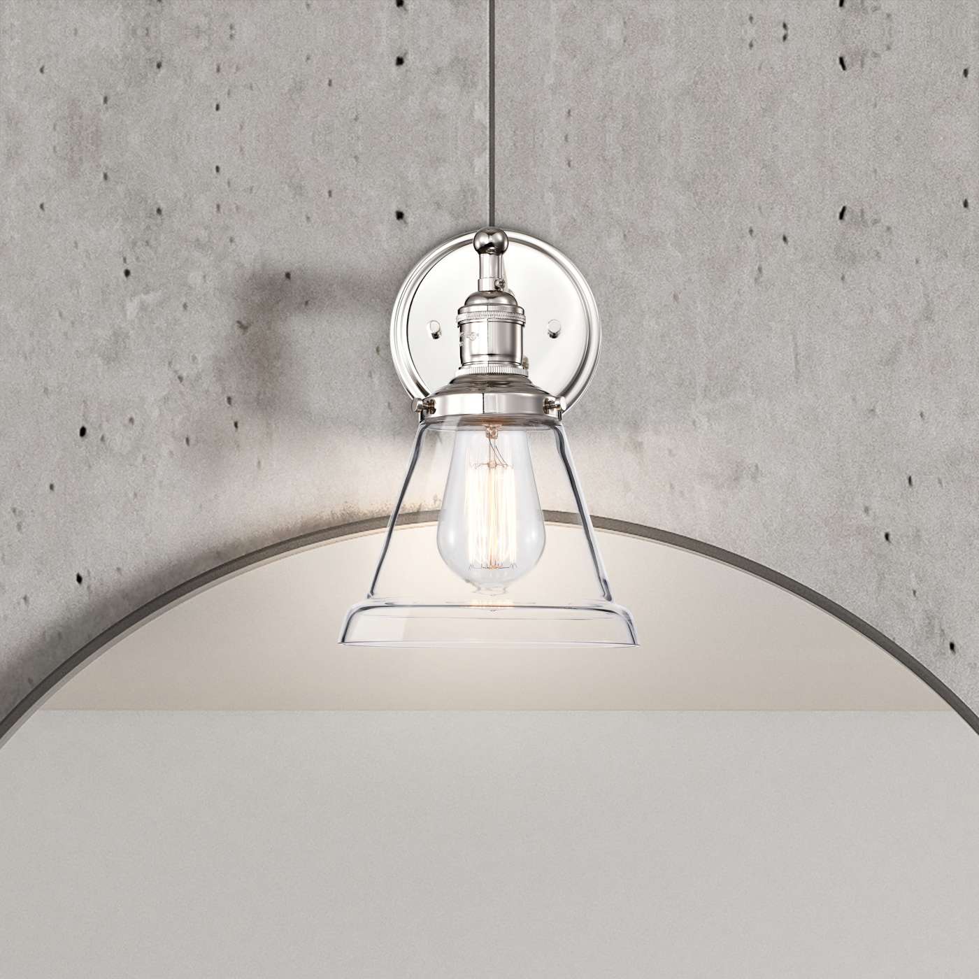 1 LT VINTAGE WALL SCONCE - 60-5412