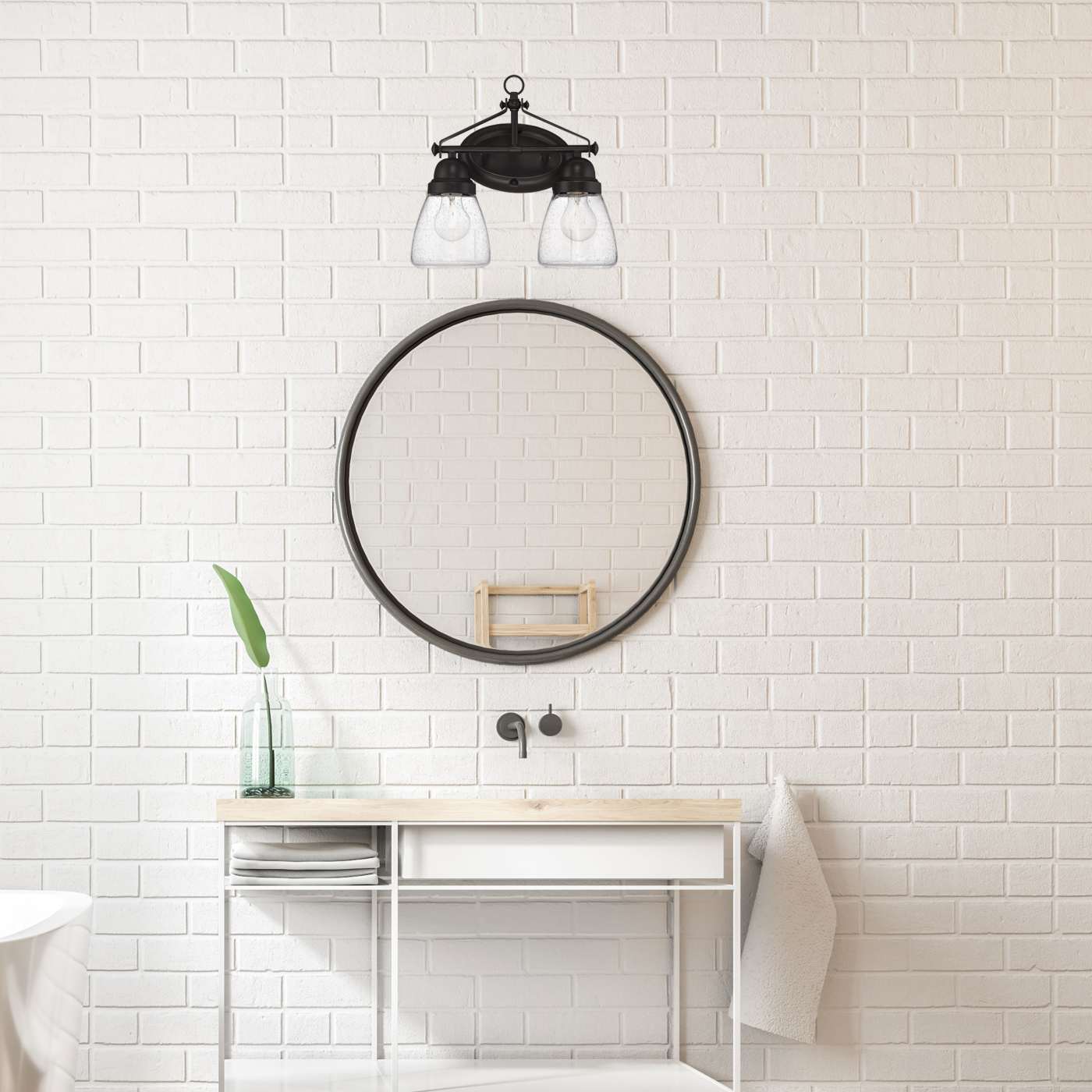 LAUREL - 2 LT VANITY FIXTURE - 60-5542