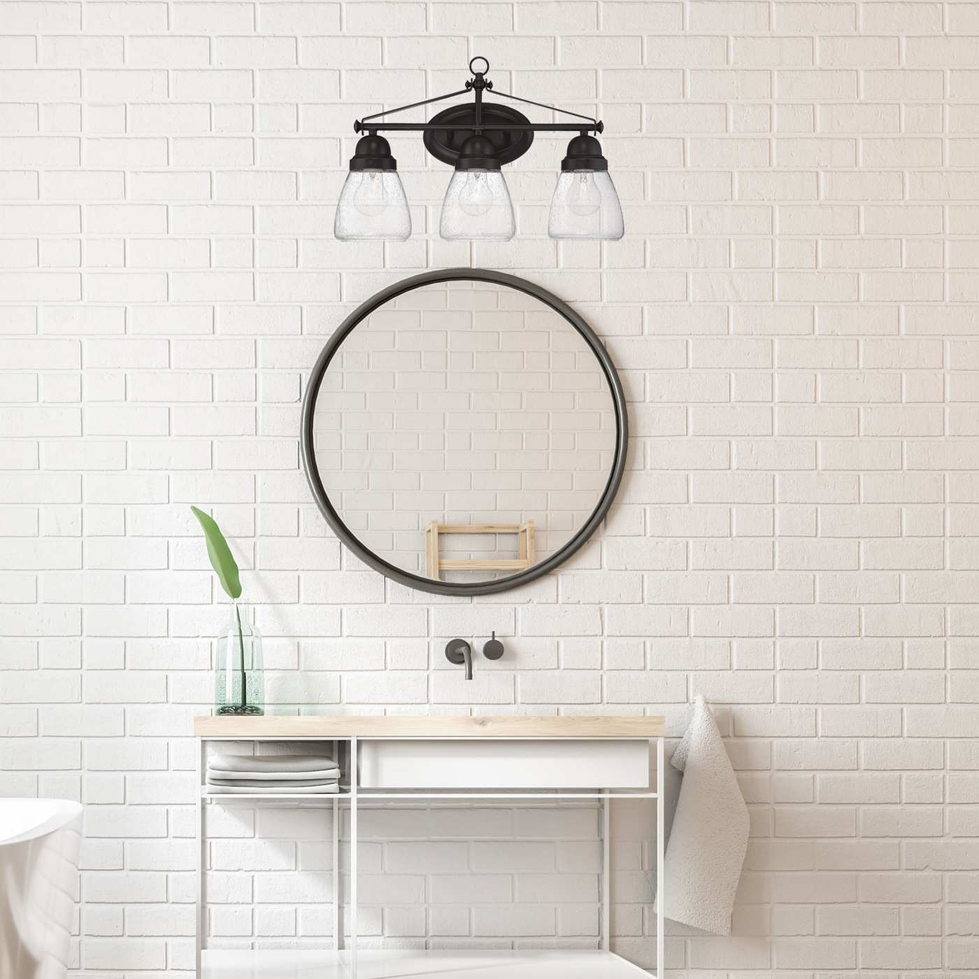 LAUREL - 3 LT VANITY FIXTURE - 60-5543