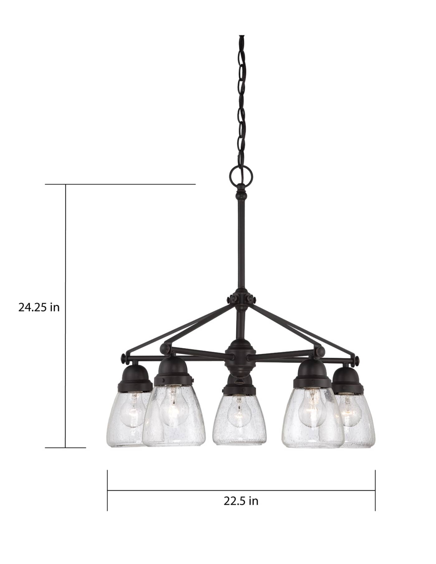 LAUREL - 5 LT CHANDELIER - 60-5545