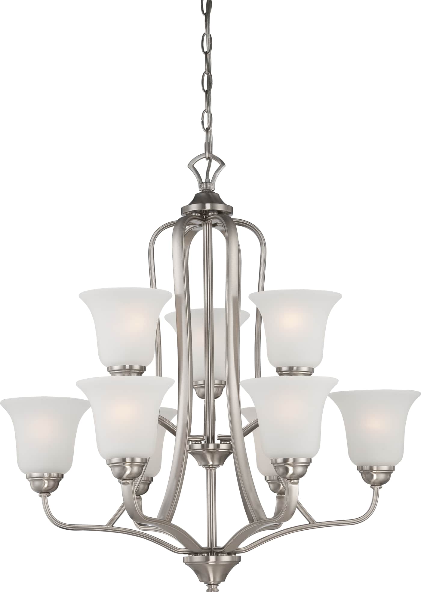 ELIZABETH 9 LT- 2 TIER CHNDLR - 60-5599