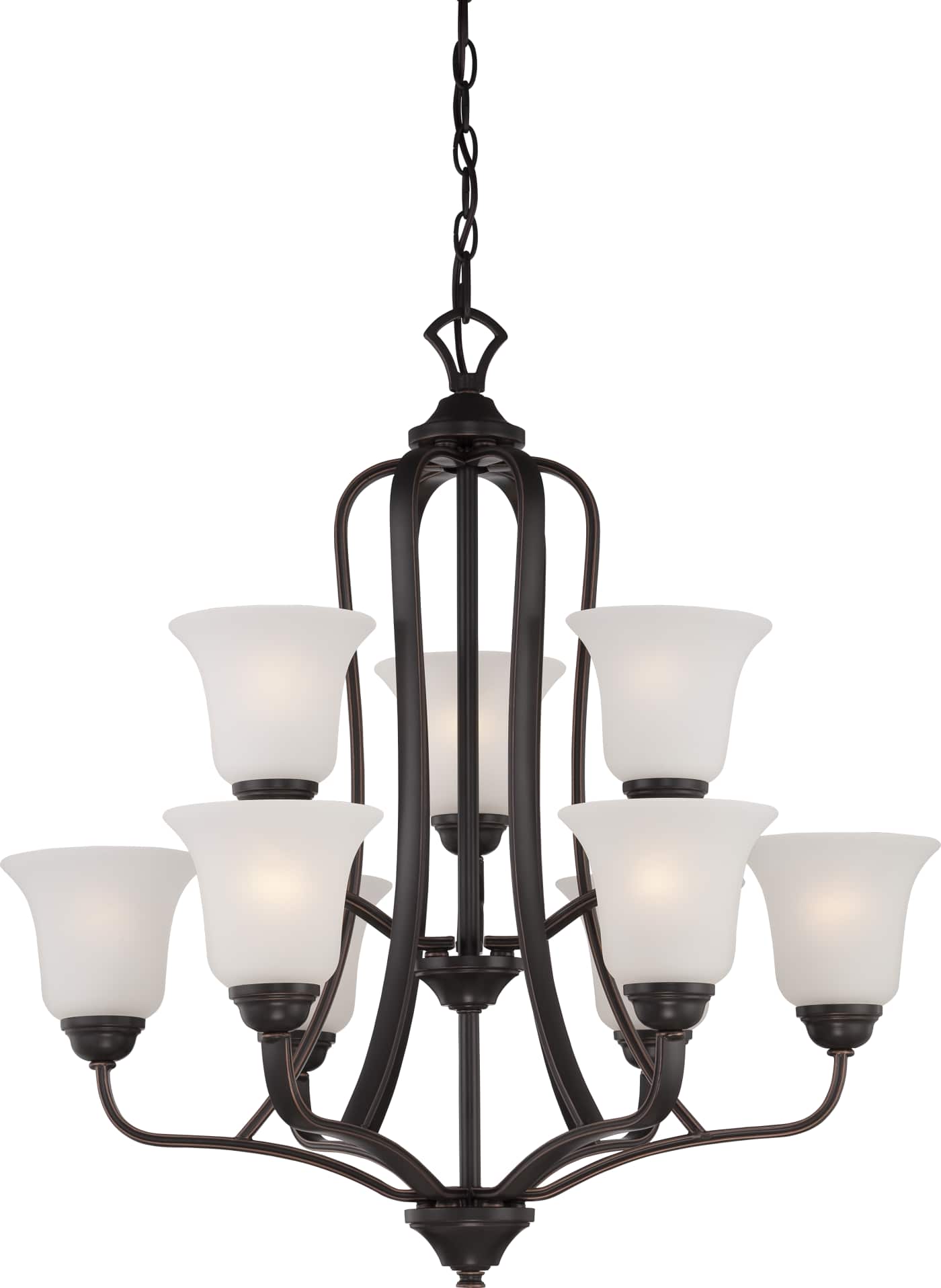 ELIZABETH 9 LT- 2 TIER CHNDLR - 60-5699