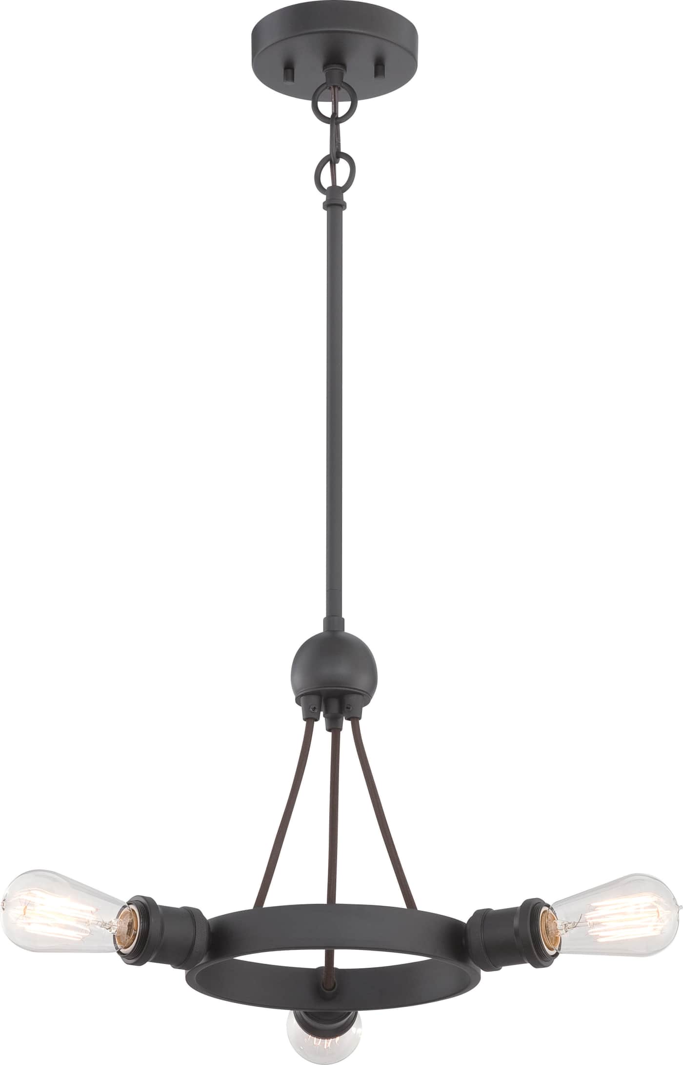 PAXTON 3 LIGHT SEMI FLUSH - 60-5723