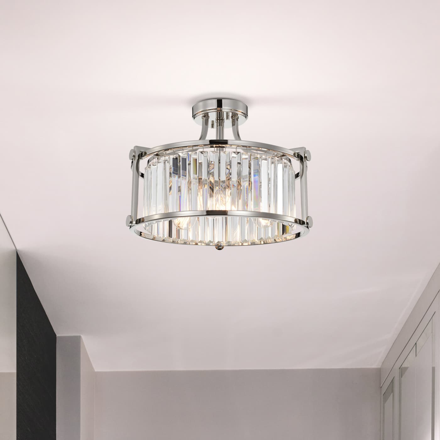 KRYS 3 LIGHT SEMI FLUSH - 60-5763