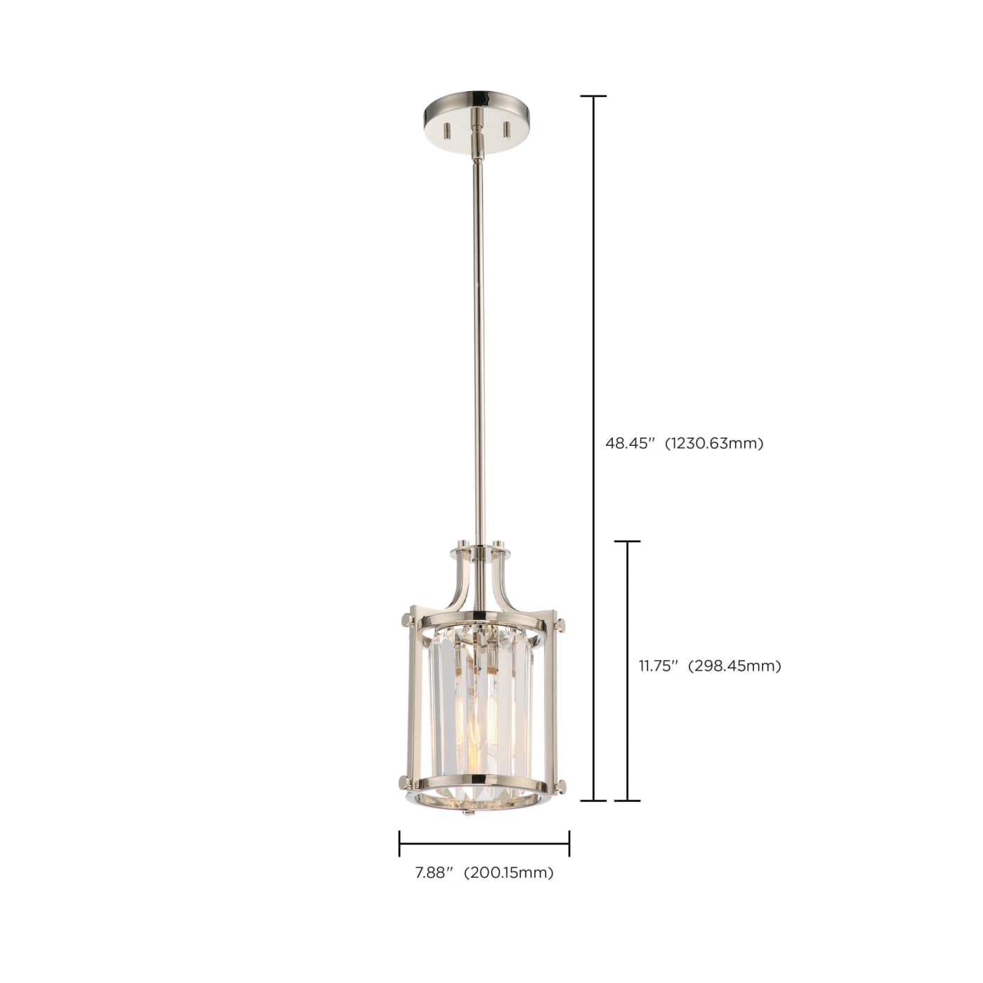 KRYS 1 LIGHT MINI PENDANT - 60-5764