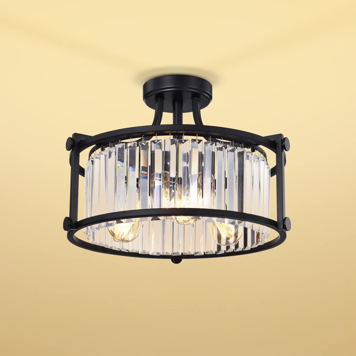 KRYS 3 LIGHT SEMI FLUSH - 60-5773