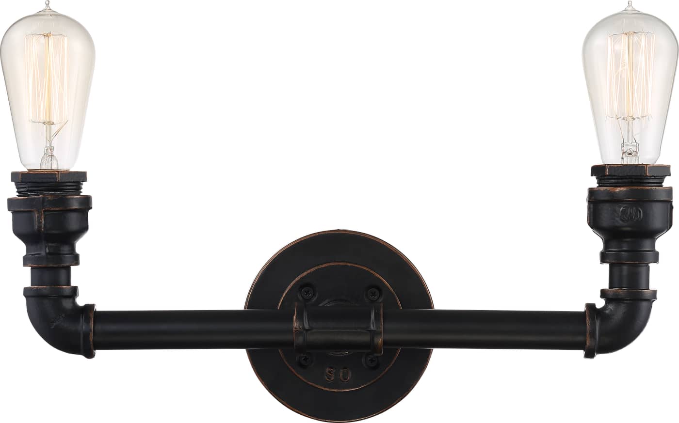 IRON 2 LIGHT VANITY FIXTURE - 60-5792