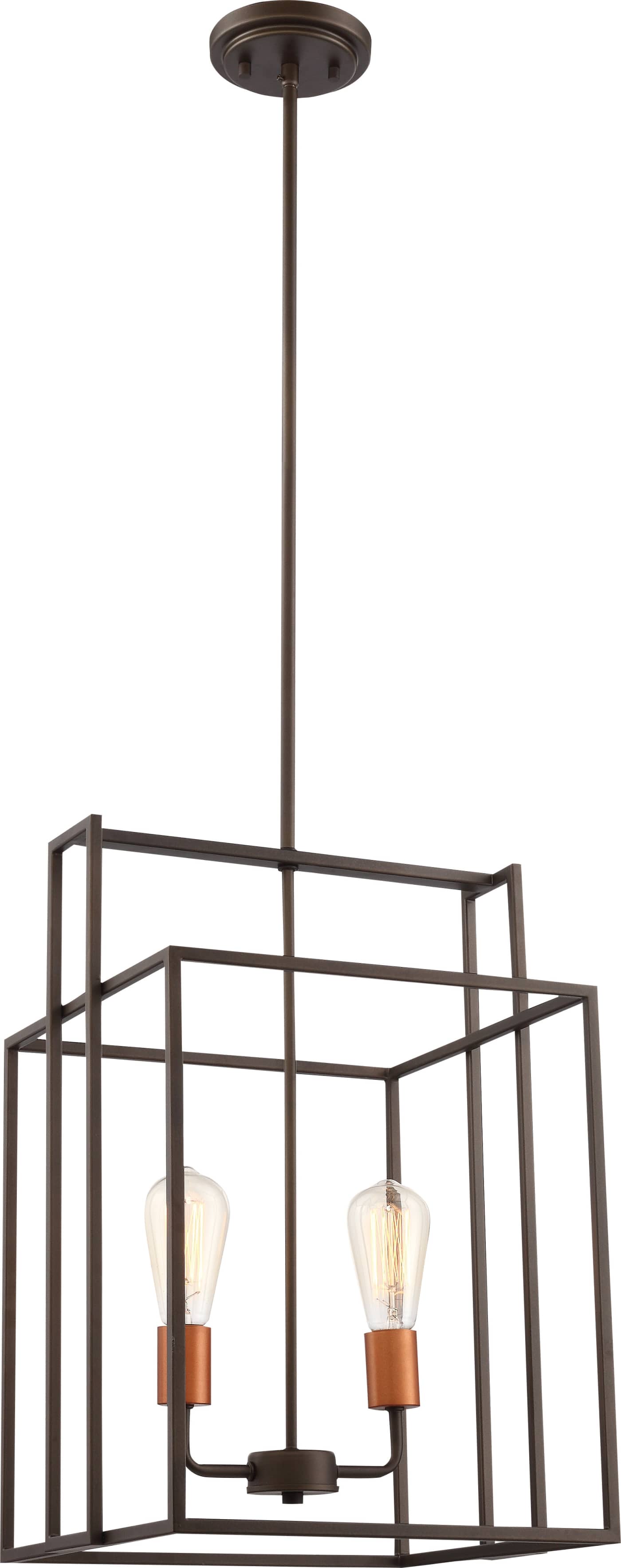 LAKE 2 LIGHT 14" SQUARE PEND - 60-5852