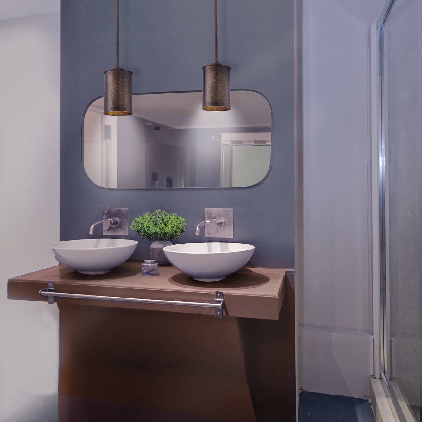 KETTLE 1 LIGHT MINI PENDNANT - 60-5892