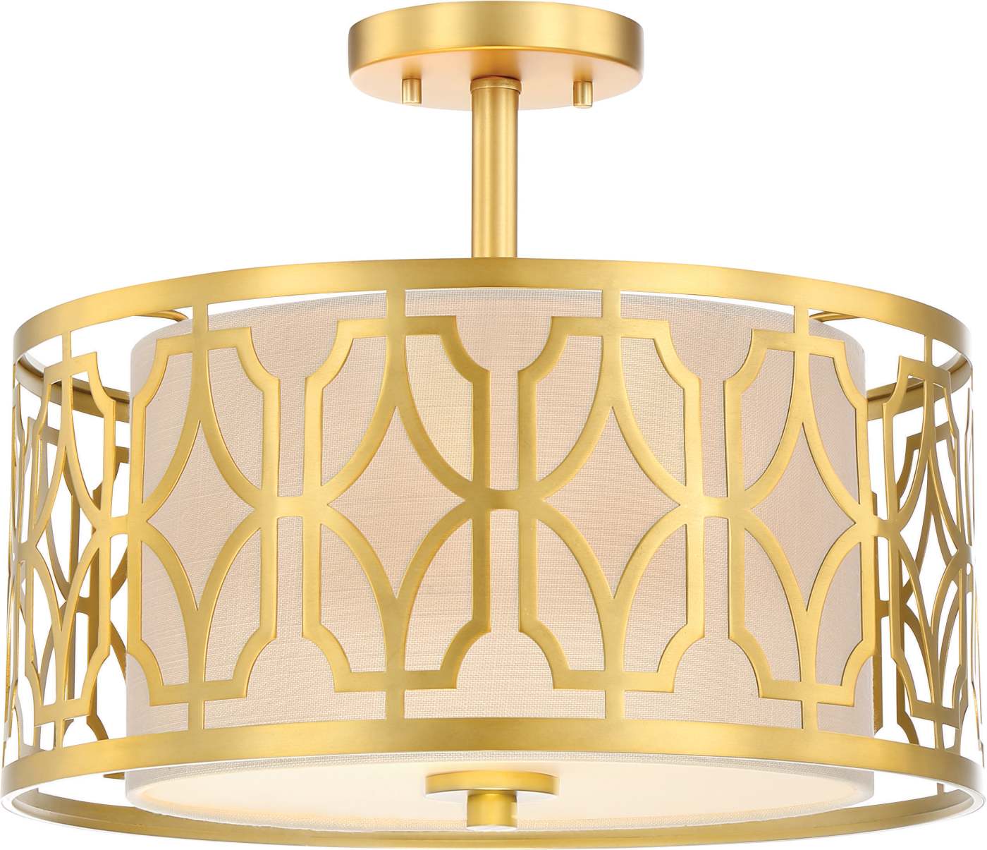 2 LIGHT - 15" SEMI FLUSH FIXTU - 60-5937