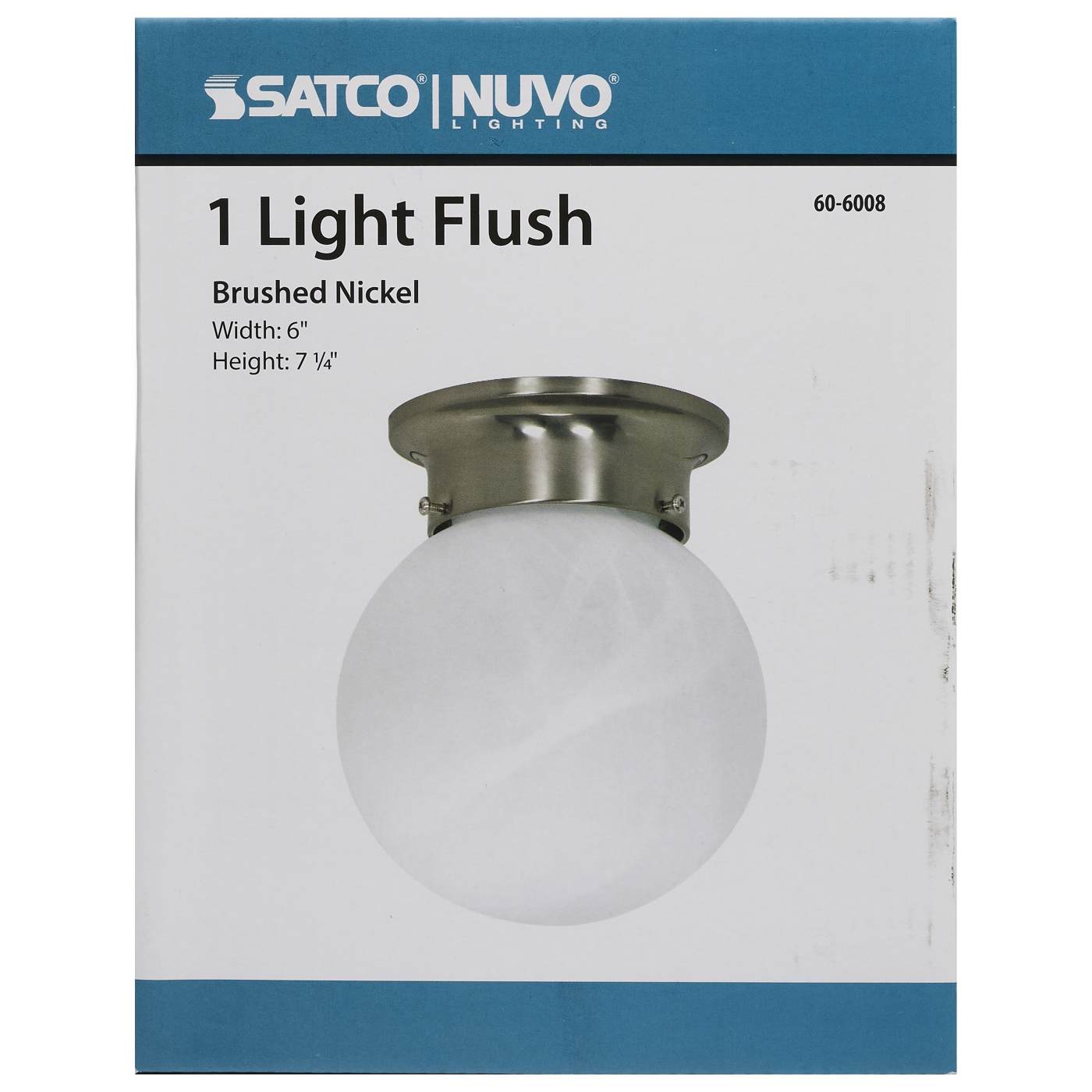 1 LT - 6" BALL FLUSH FIXTURE - 60-6008