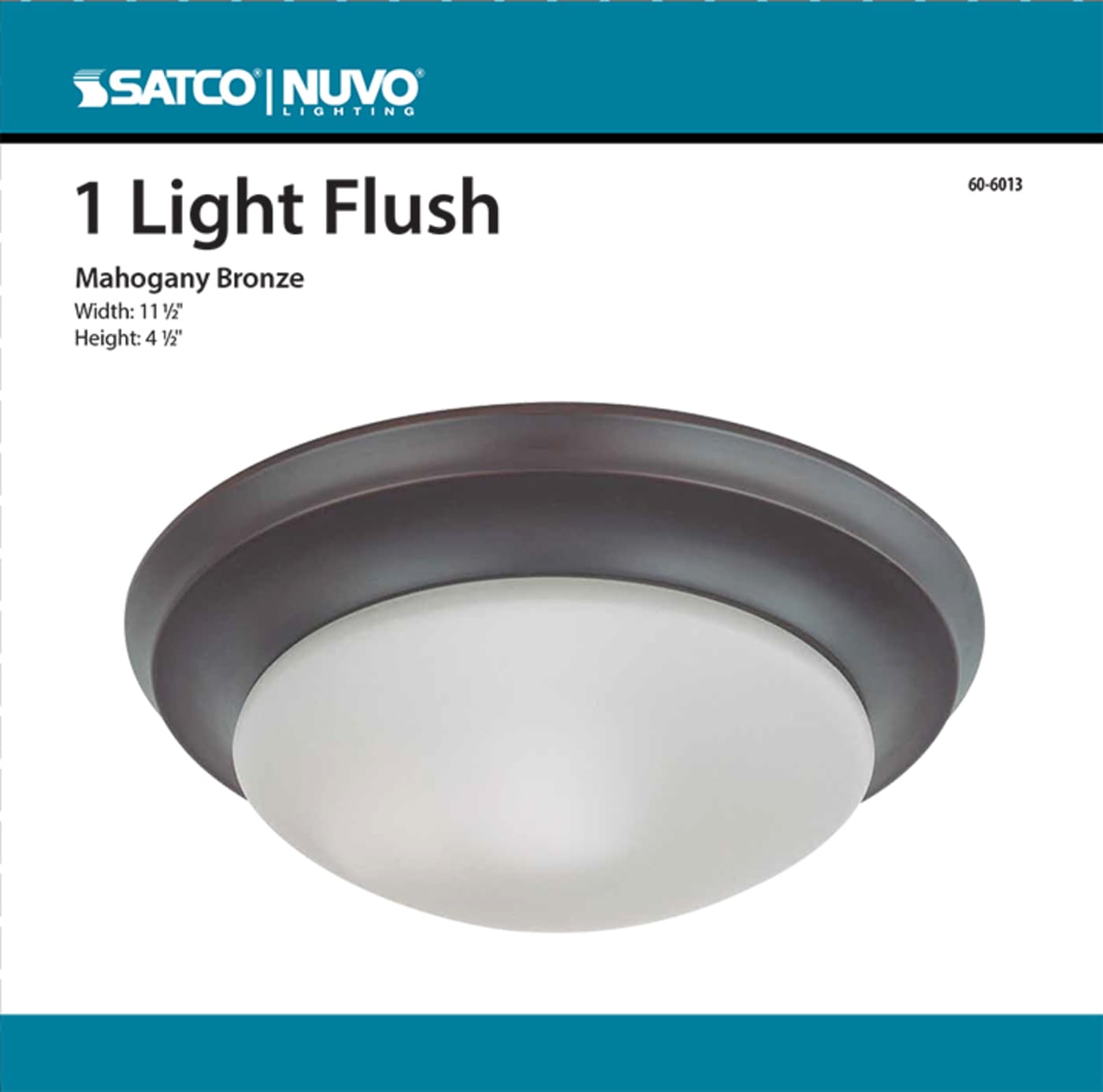 1 LIGHT 12" FLUSH TWIST & LOCK - 60-6013