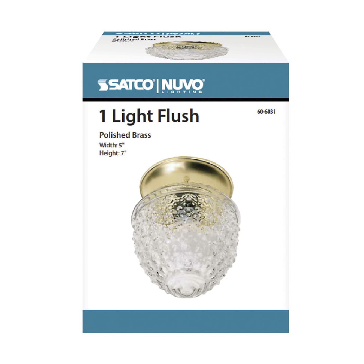 1 LIGHT 6" CEILING FIXTURE - 60-6031