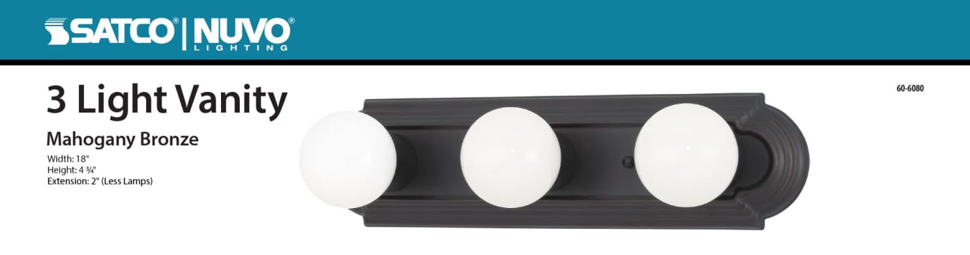 3 LT - 18" RACETRACK VANITY - 60-6080