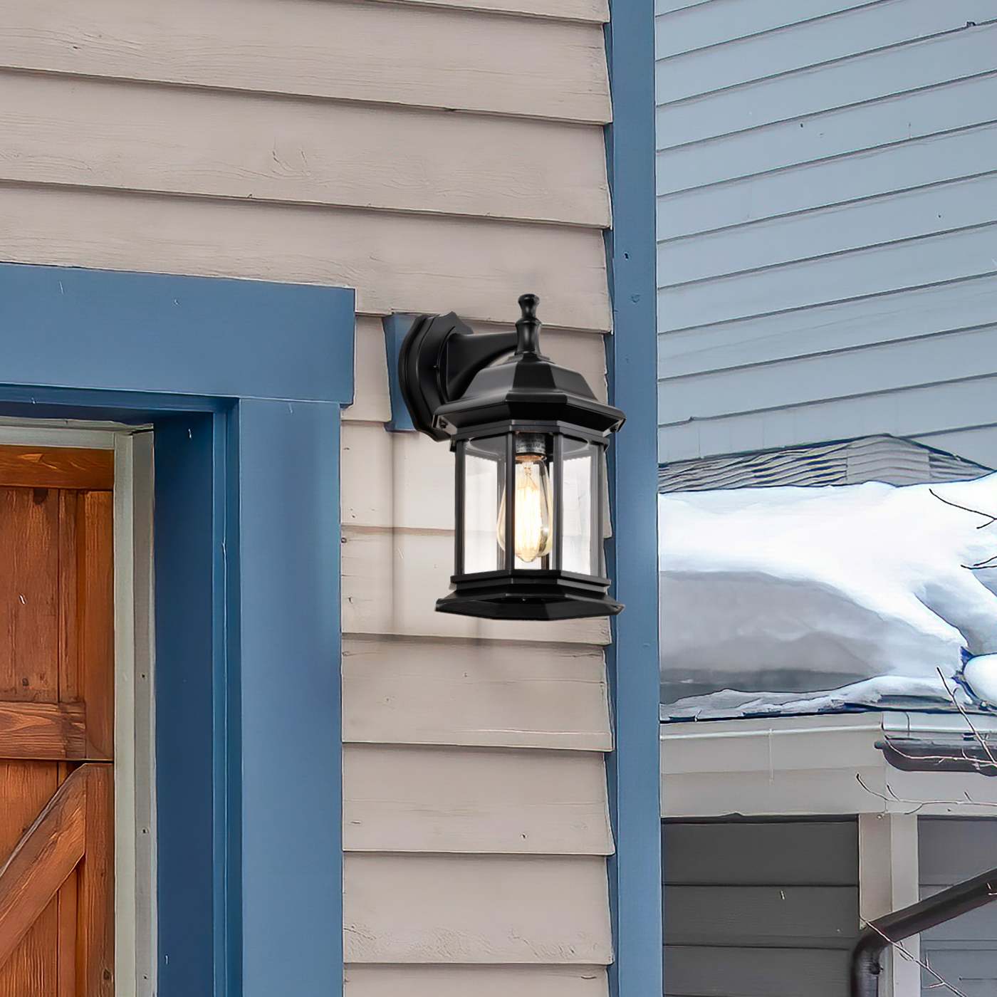 HOPKINS 1LT OUTDOOR LG WALL - 60-6118