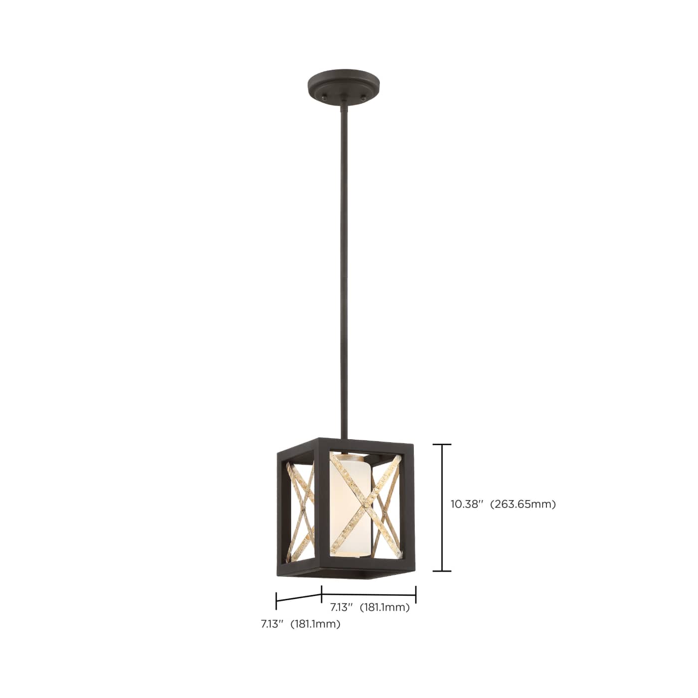 BOXER 1 LIGHT MINI PENDANT - 60-6135