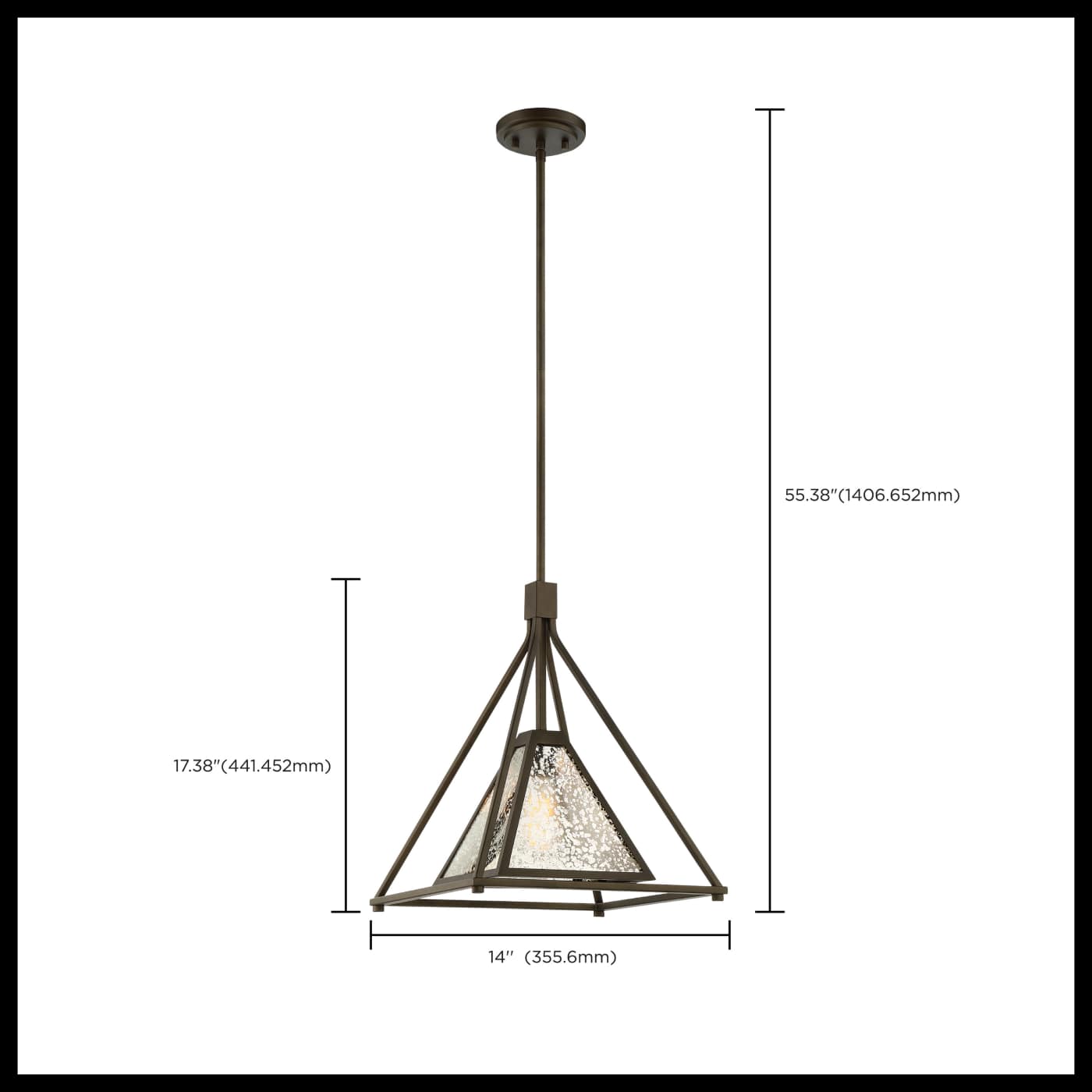 MYSTIC - 1 LT MED PENDANT - 60-6282