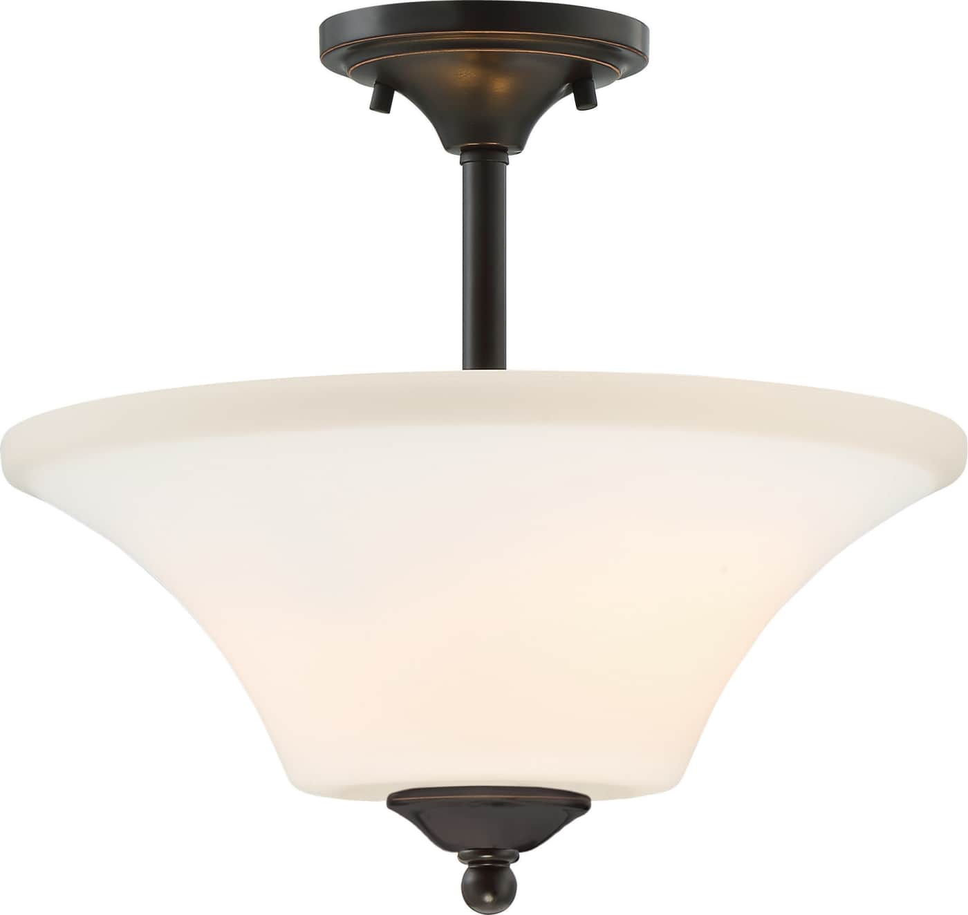FAWN 2 LIGHT SEMI FLUSH - 60-6312
