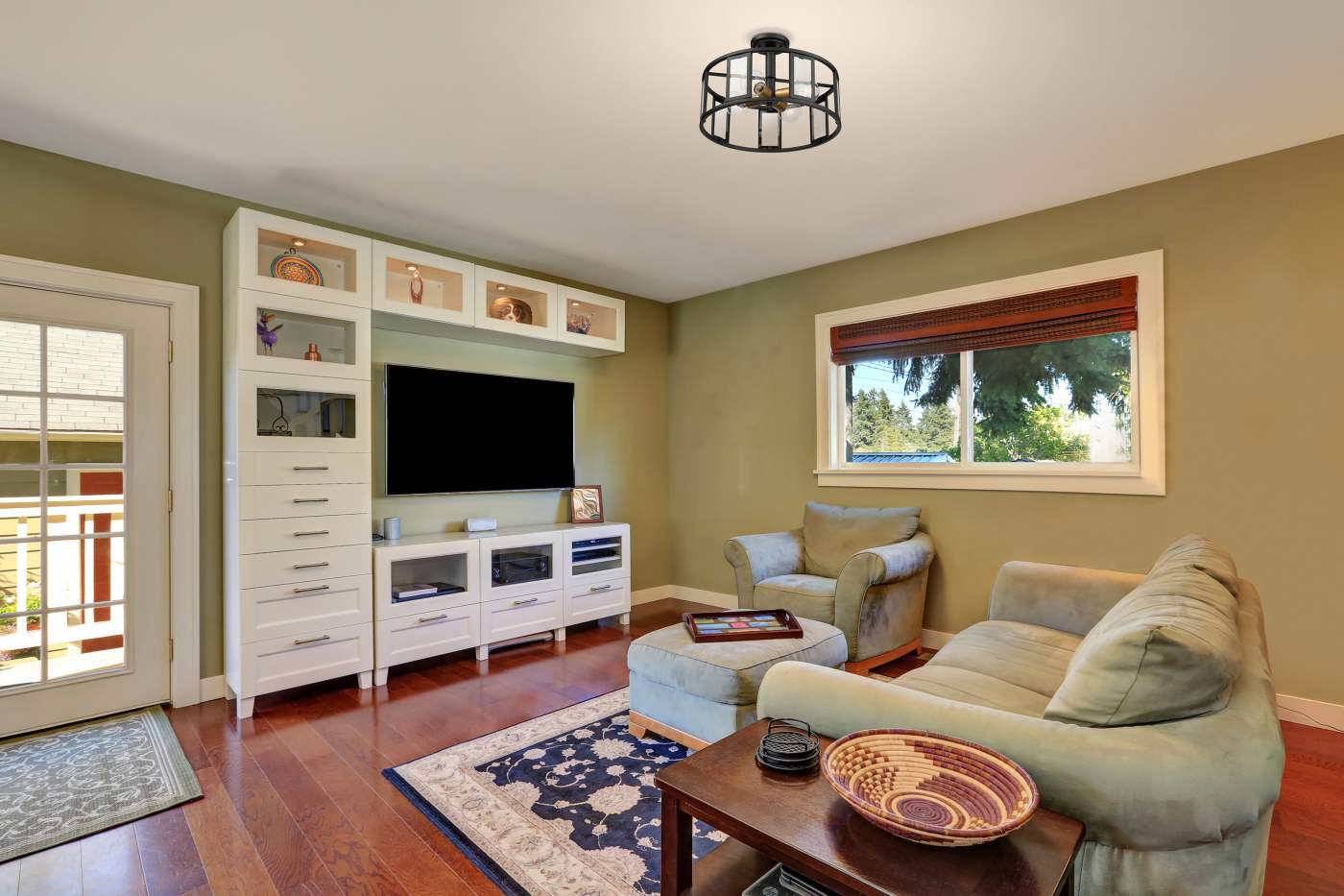 PAYNE 4 LIGHT SEMI-FLUSH - 60-6413