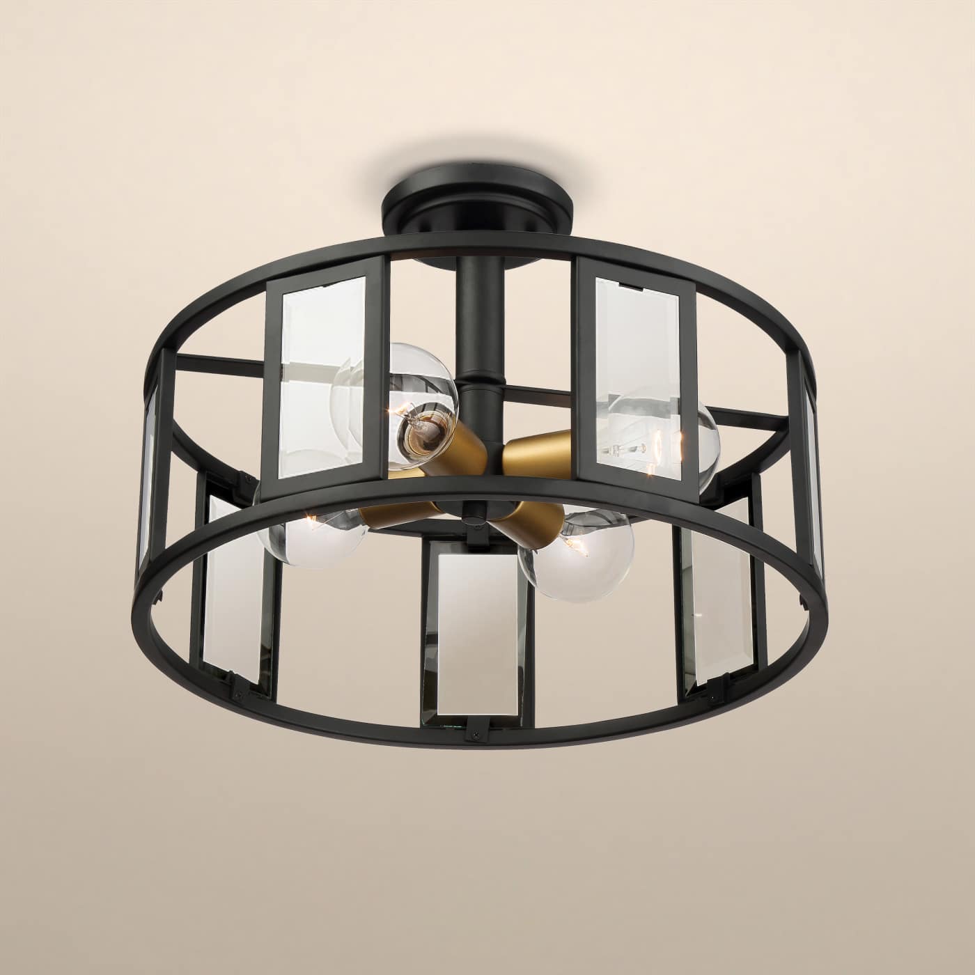PAYNE 4 LIGHT SEMI-FLUSH - 60-6413