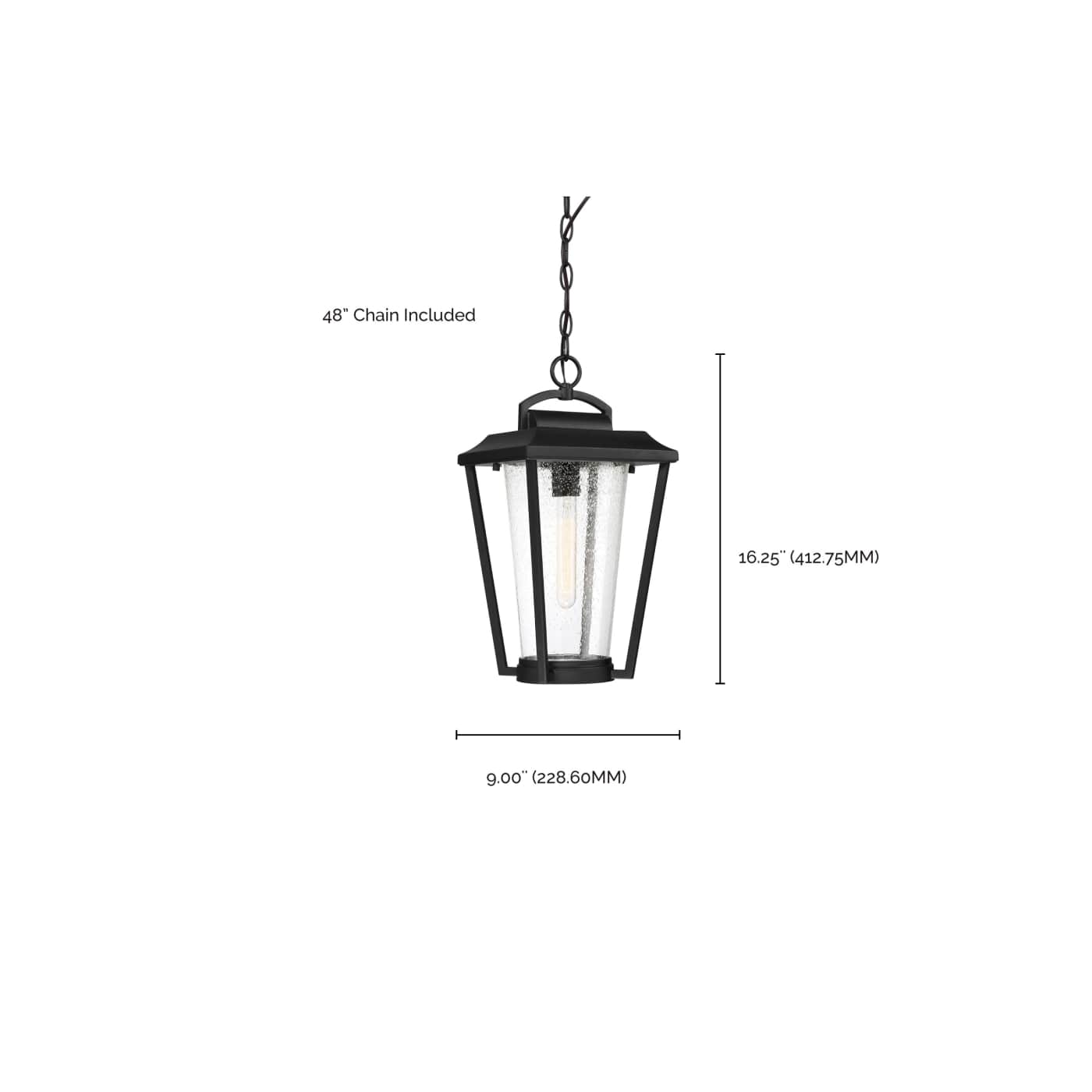 LAKEVIEW 1 LT HANGING LANTERN - 60-6514