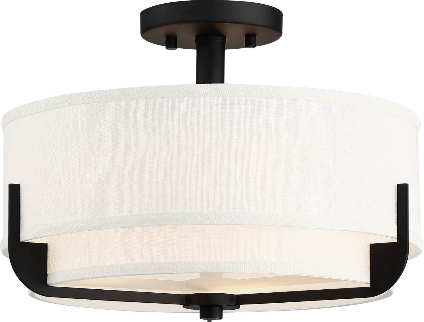 FRANKIE 3 LIGHT SEMI FLUSH - 60-6545